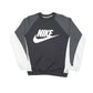 Mens Black Nike Spellout Crewneck Jumper