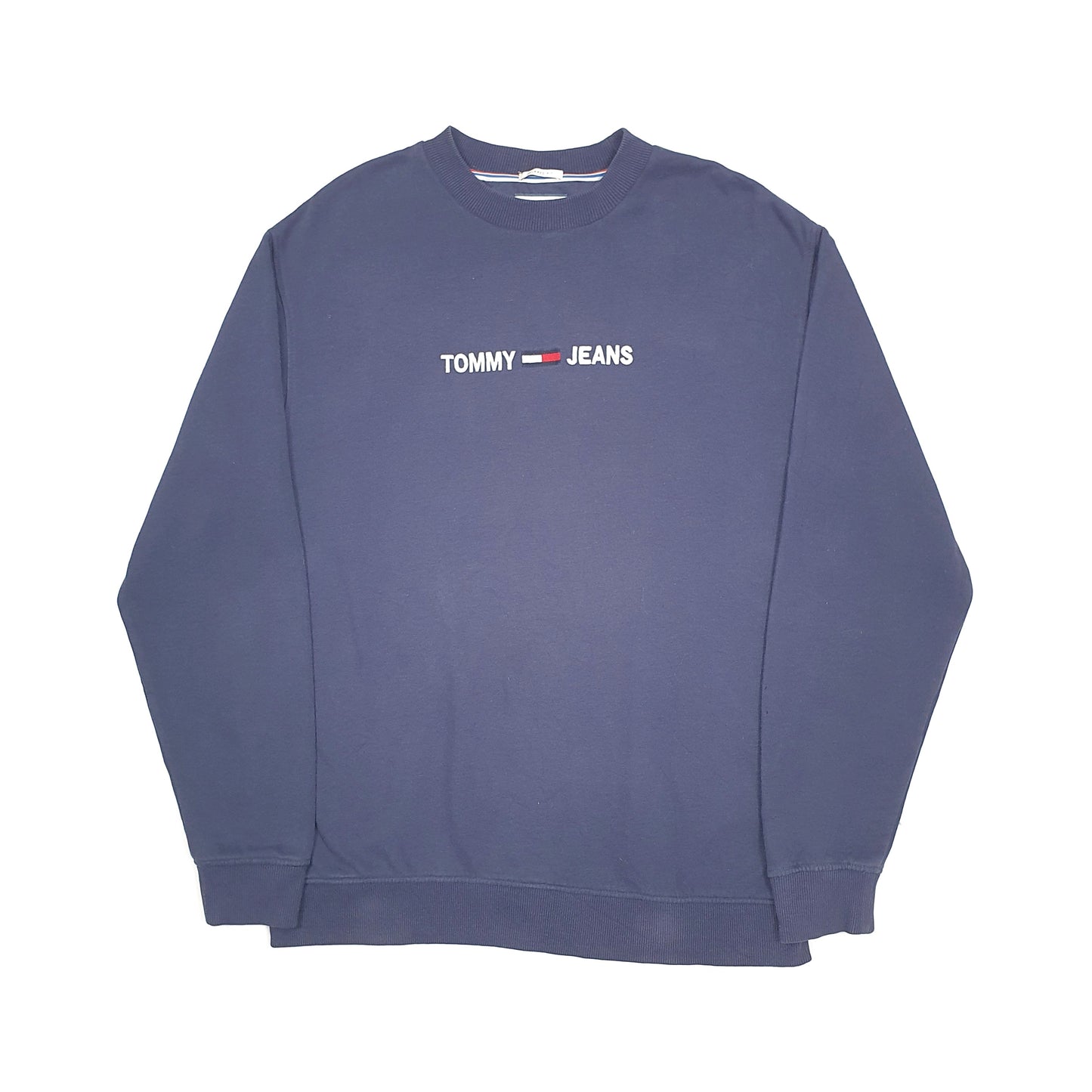 Tommy Hilfiger Tommy Jeans Spellout Crewneck M Navy