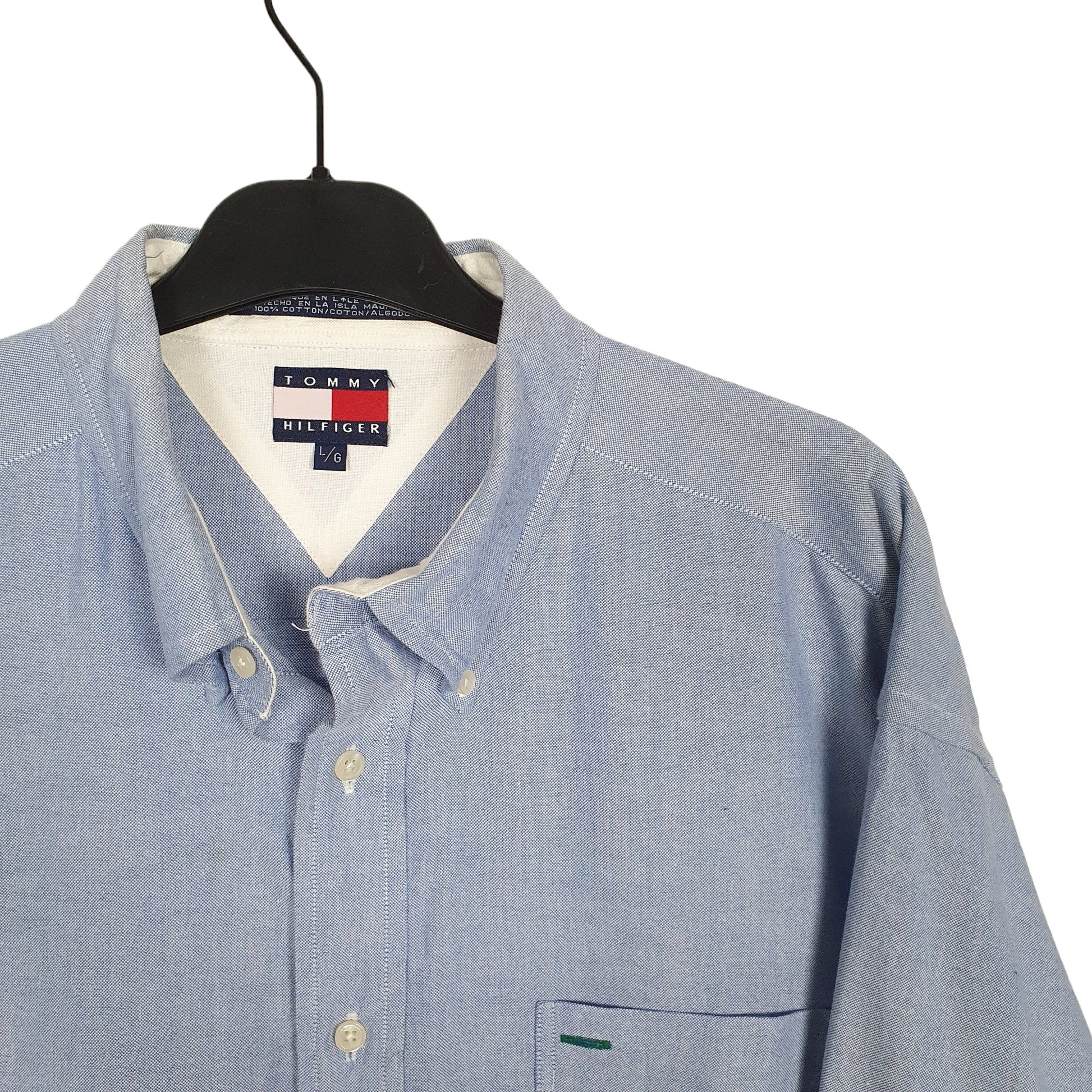 Tommy Hilfiger Long Sleeve Regular Fit Shirt Blue
