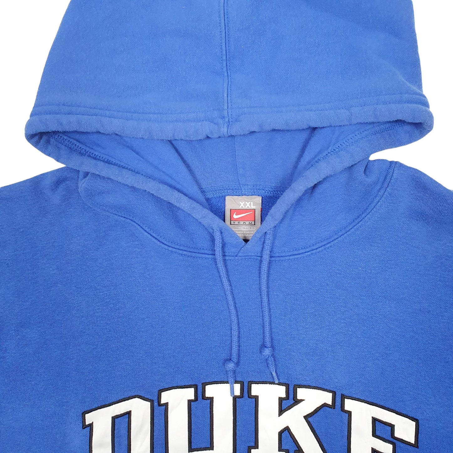 Mens Blue Nike Spellout Duke Hoodie Jumper