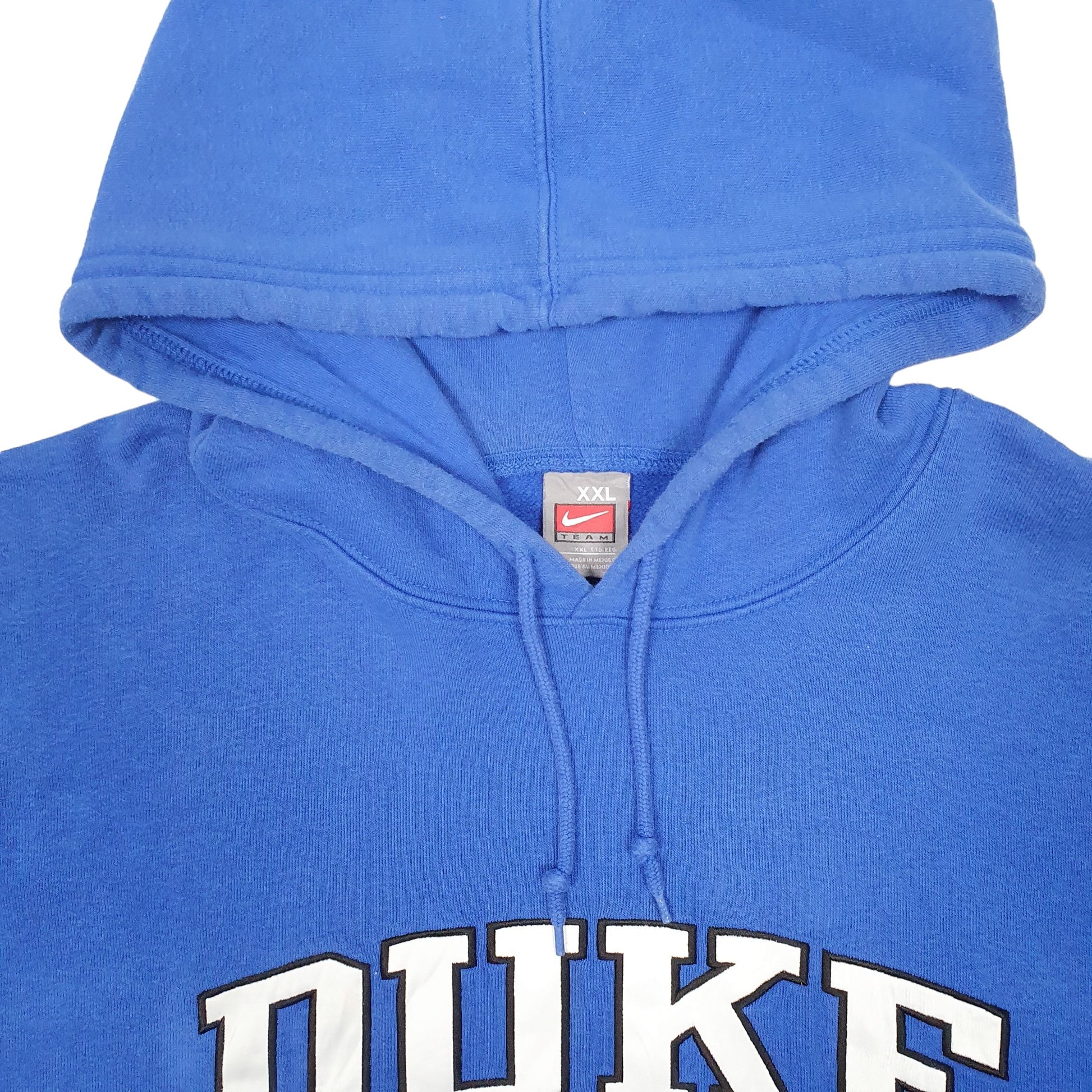 Mens Blue Nike Spellout Duke Hoodie Jumper