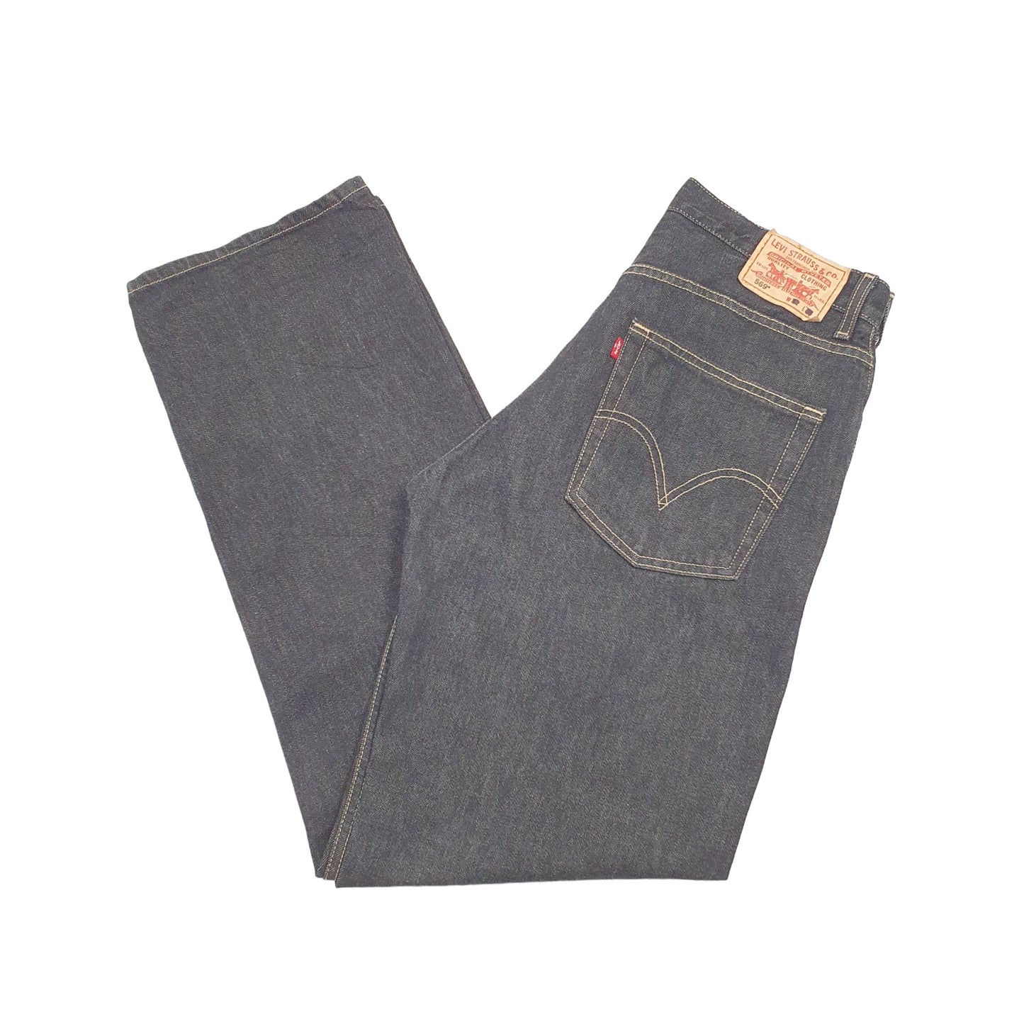 Levis 569 Loose Fit Jeans W34 L35 Black
