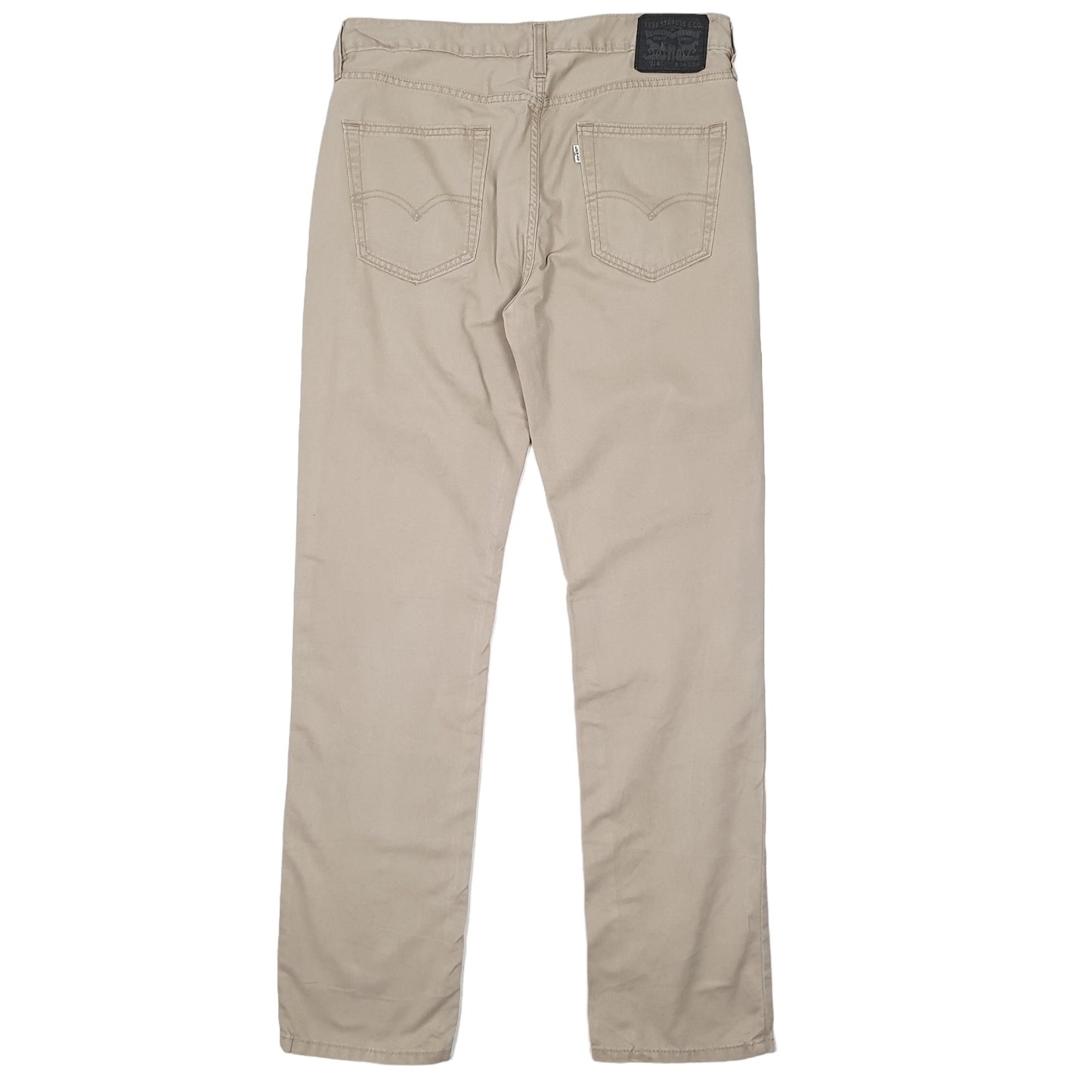 Mens Levis Beige Chino Trousers W34 L34 Beige