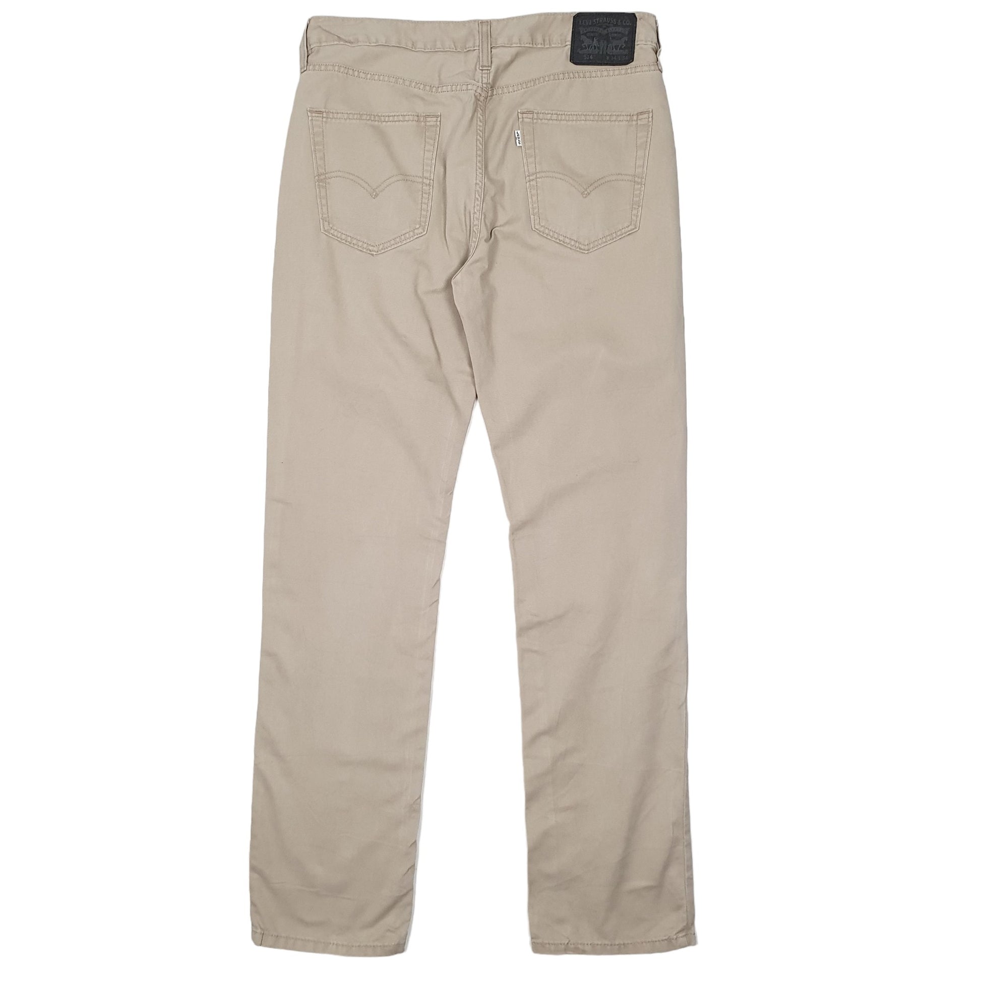 Mens Levis Beige Chino Trousers W34 L34 Beige