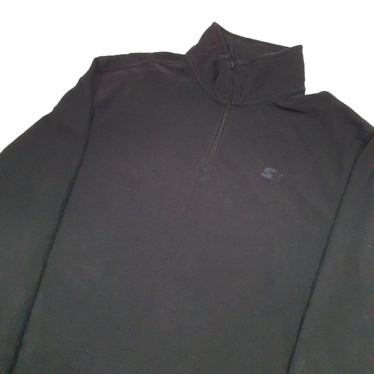 Starter Quarter Zip Fleece L Black