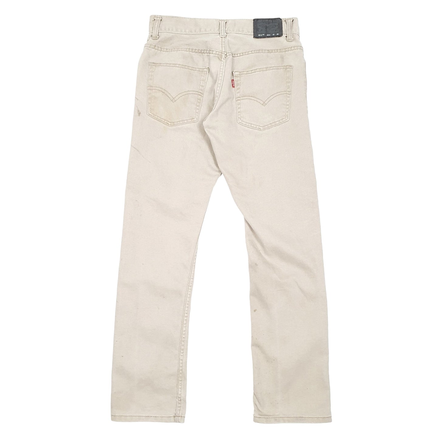 Levis 511 Slim Fit Jeans W28 L28 Beige