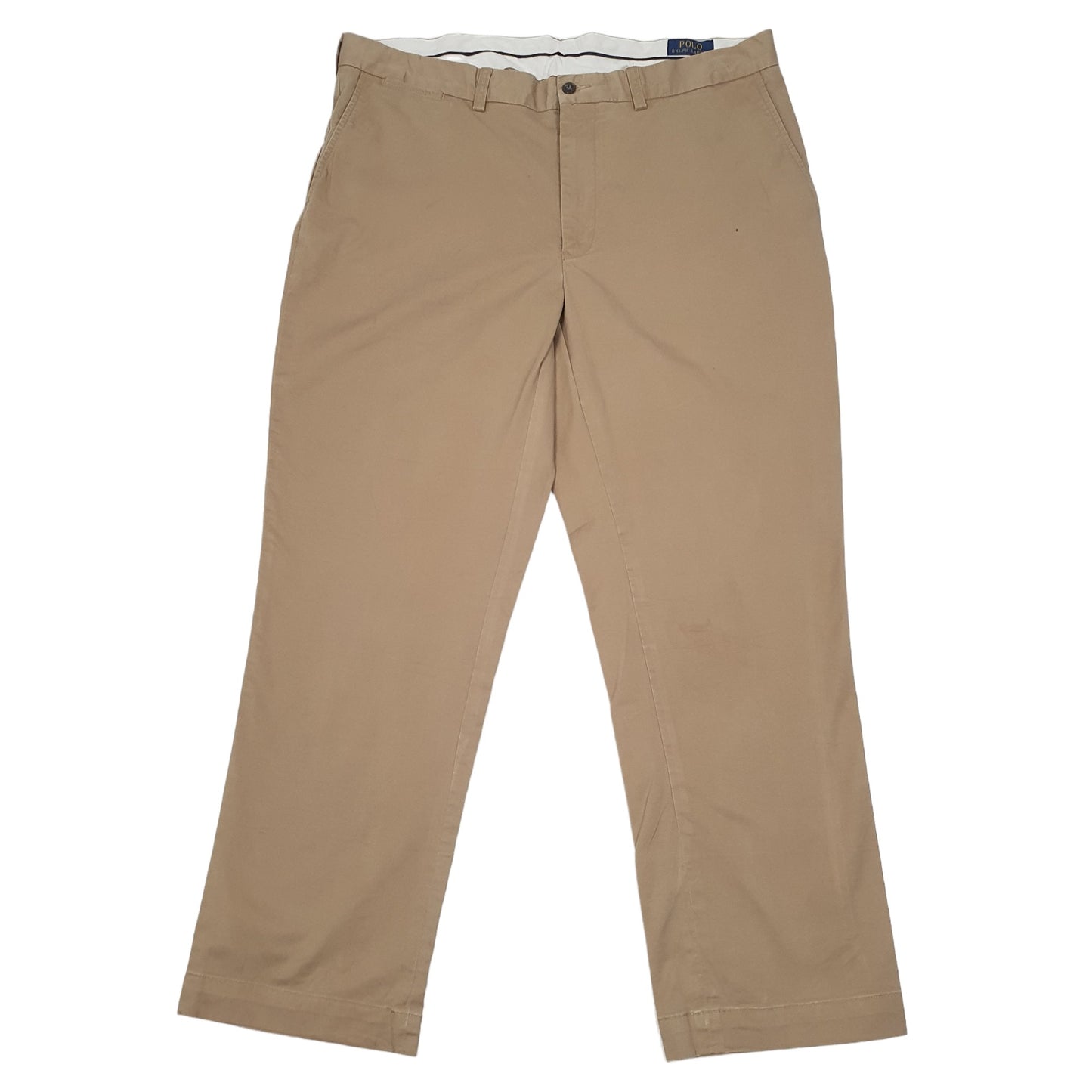 Mens Beige Polo Ralph Lauren Stretch Classic Fit Chino Trousers