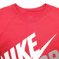 Mens Red Nike Spellout Crewneck Jumper