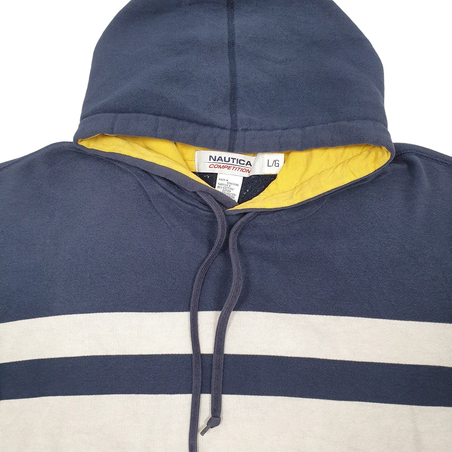 Mens Grey Nautica Competition Hoodie Jumper