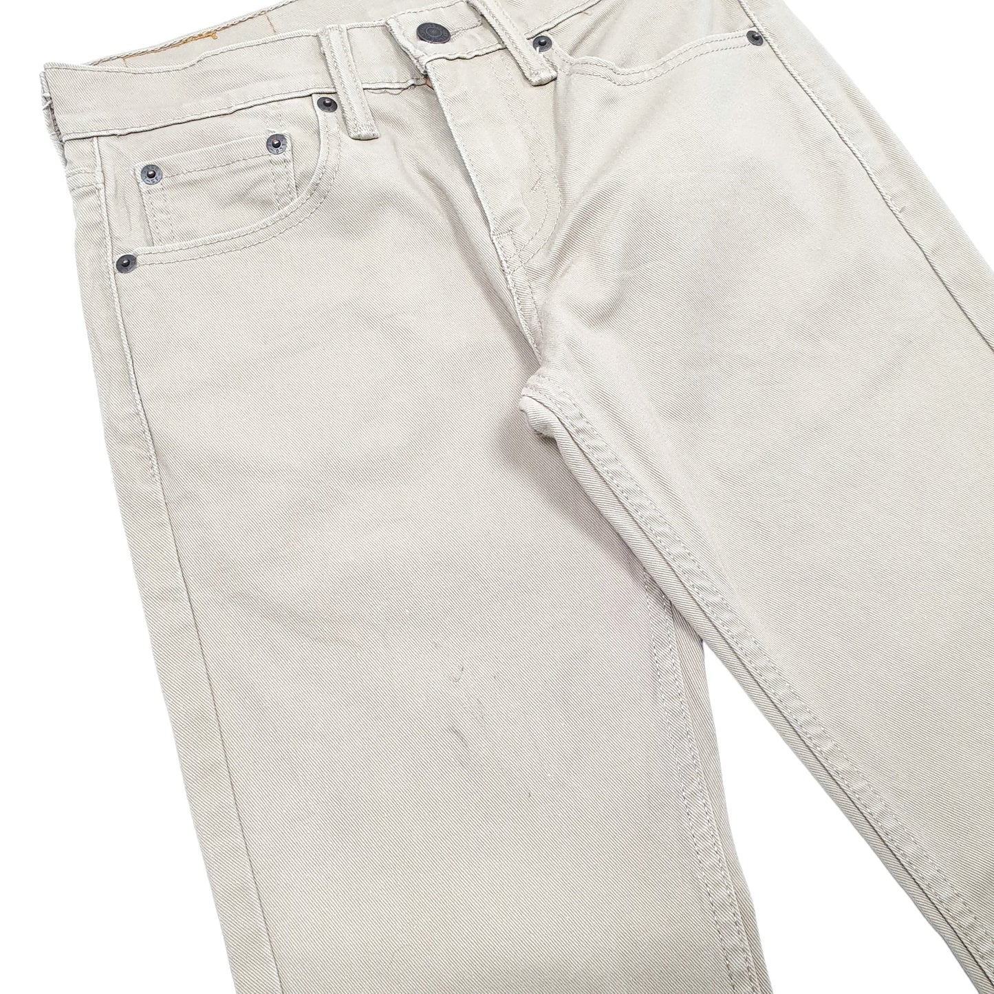 Levis 511 Slim Fit Jeans W26 L30 Beige