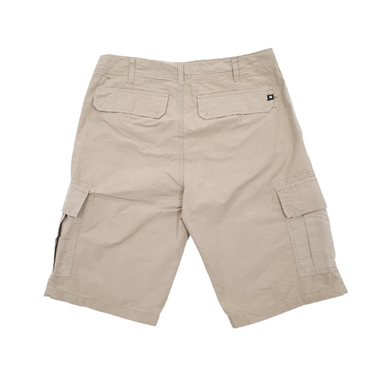 Zoo York Skating Combat Beige Cargo Workwear Shorts W32