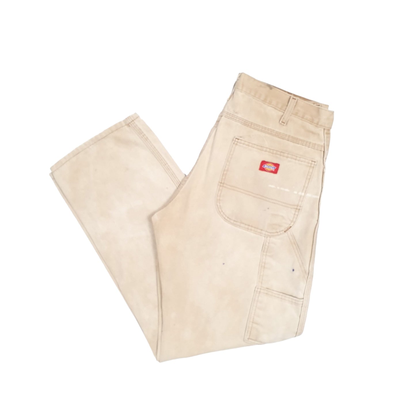 Mens Dickies Brown Carpenter Trousers W32 L30 Brown