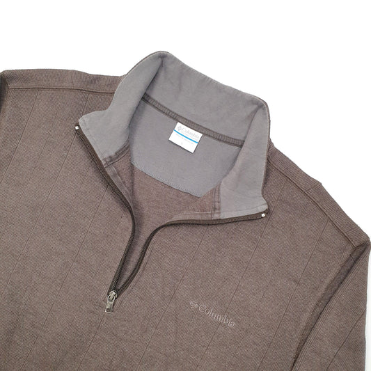 Columbia Sportswear Quarter Zip L Brown