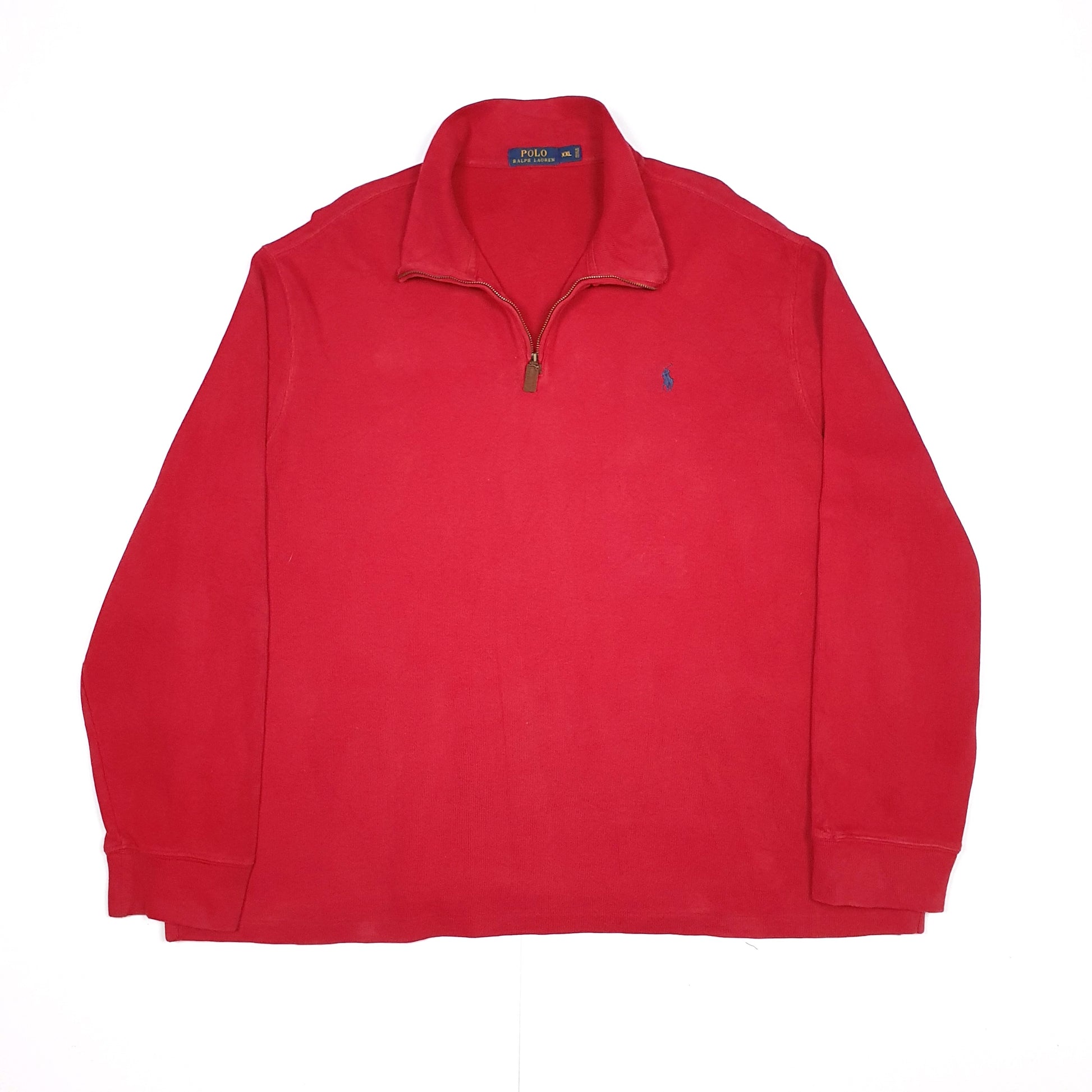 Red Polo Ralph Lauren Quarter Zip Jumper