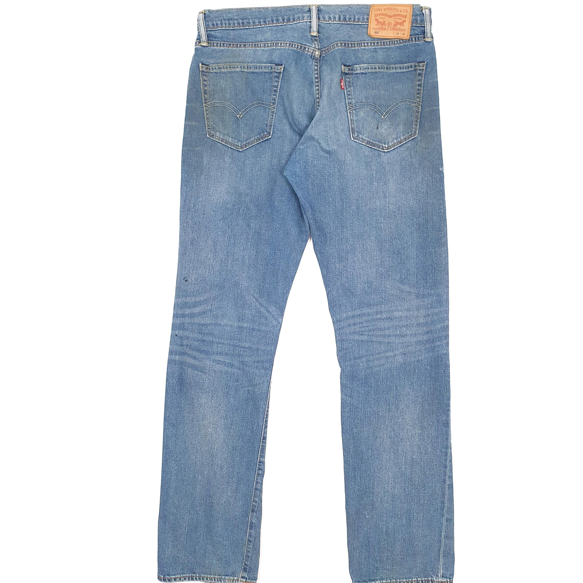 Levis 504 Regular Fit Jeans W36 L34 Blue