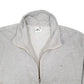 Mens Grey Lacoste Vintage Washed Full Zip Jumper