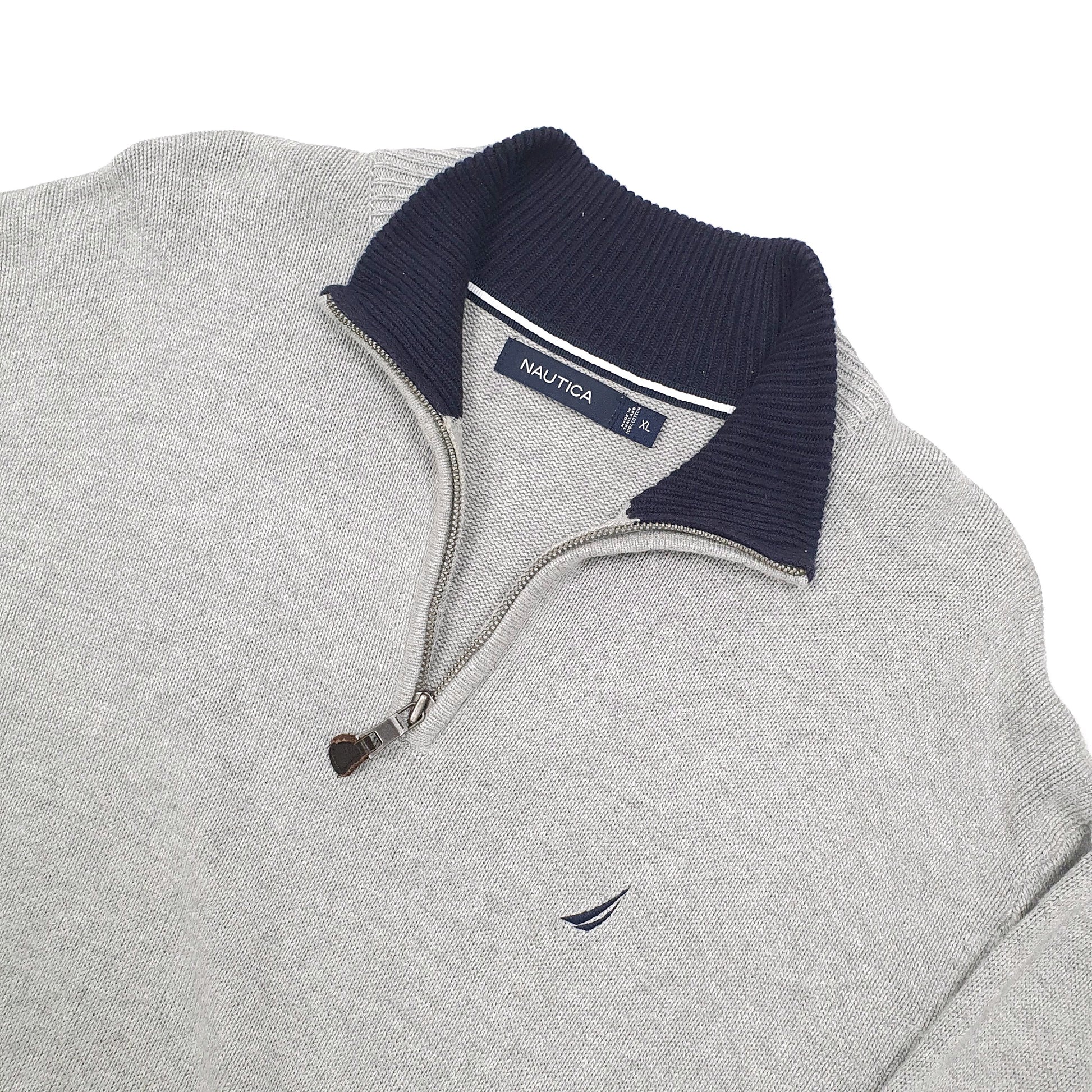 Nautica Quarter Zip XL Grey