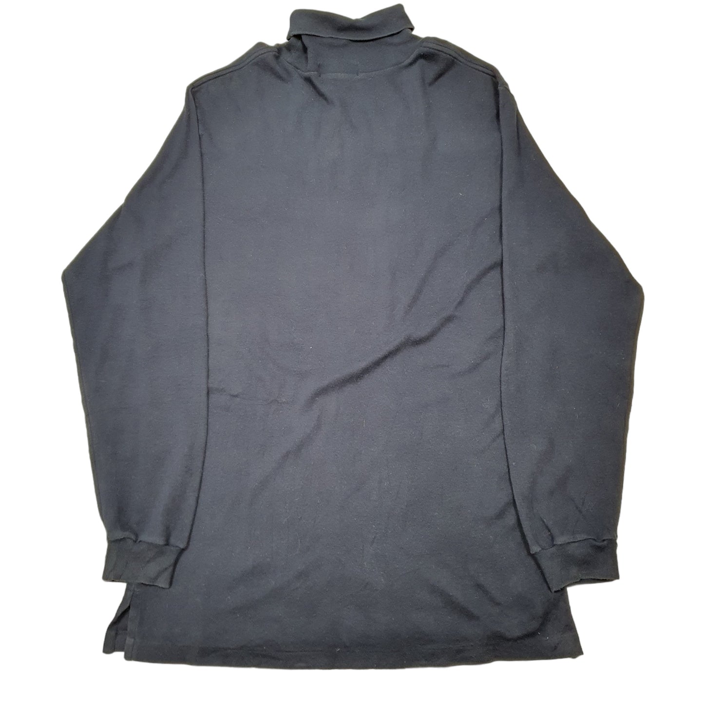Mens Navy Polo Ralph Lauren Roll Neck Long Sleeve T Shirt