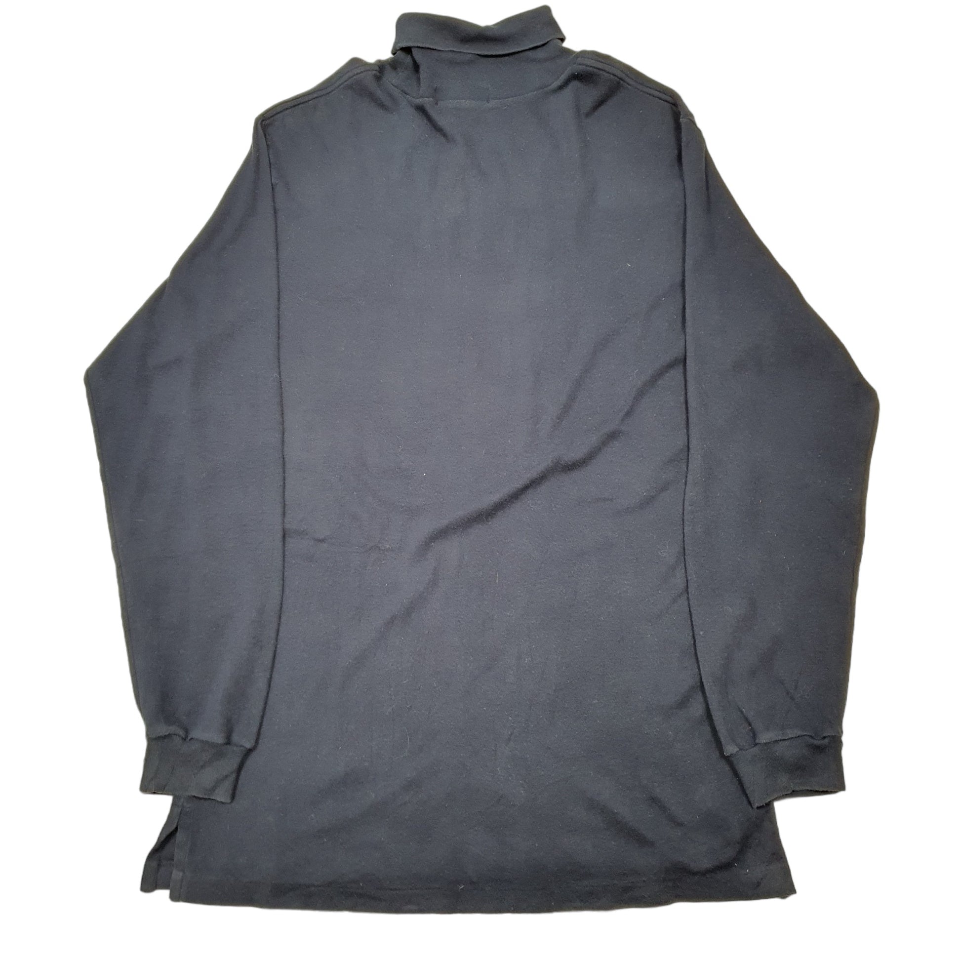 Mens Navy Polo Ralph Lauren Roll Neck Long Sleeve T Shirt