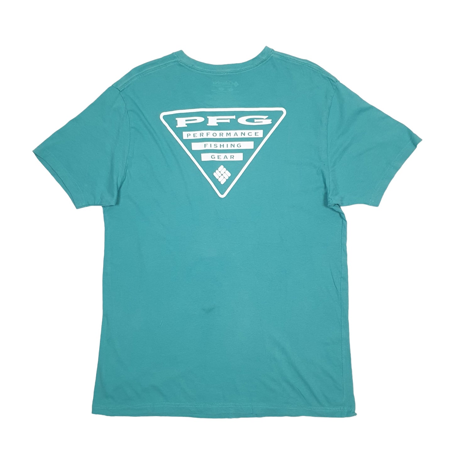 Mens Green Columbia Sportswear  Short Sleeve T Shirt