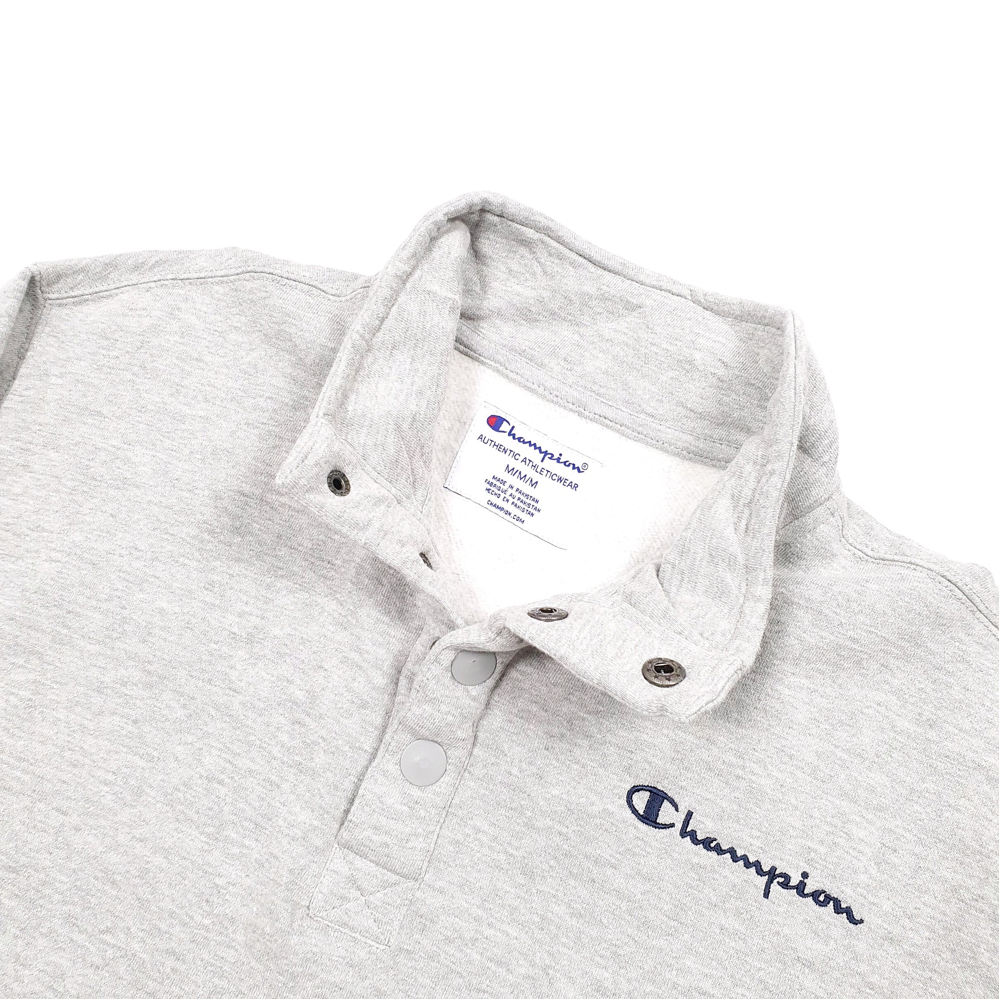 Champion Quarter Zip M Grey