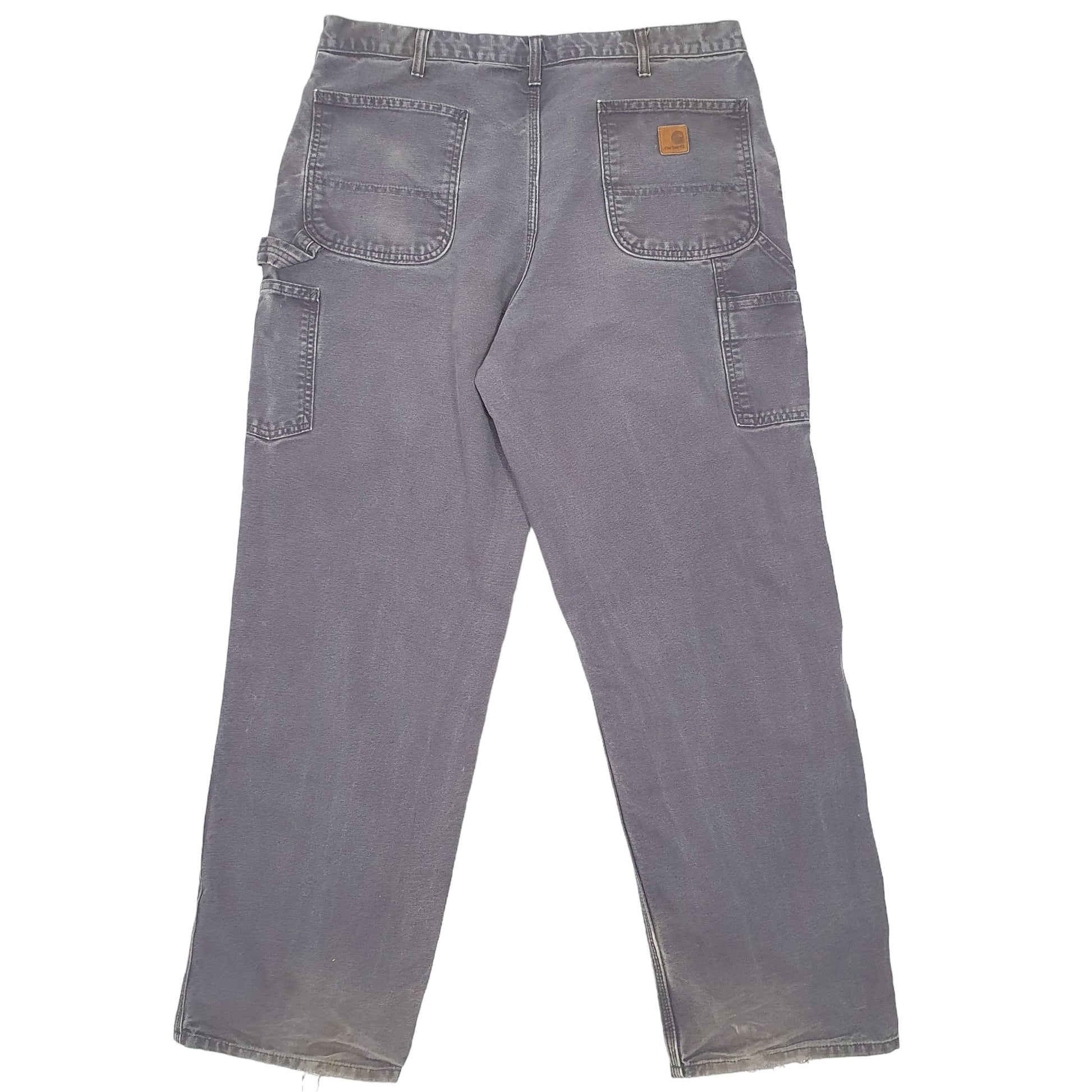 Mens Navy Carhartt Work Wear Carpenter Trousers