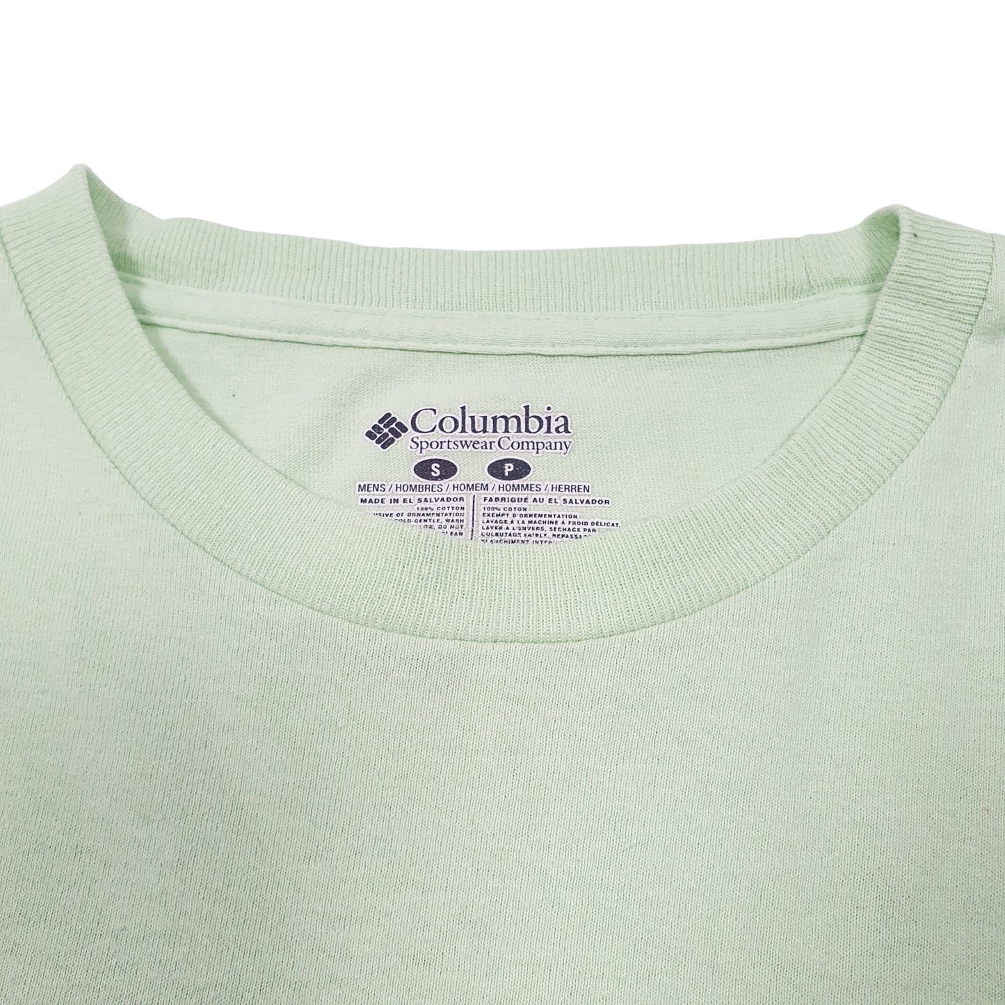 Mens Green Columbia Sportswear Performance Fishing Gear PFG Short Sleeve T Shirt