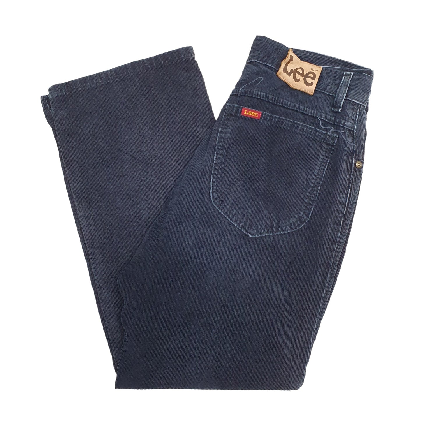 Womens Blue Lee Westerner Corduroy Trousers