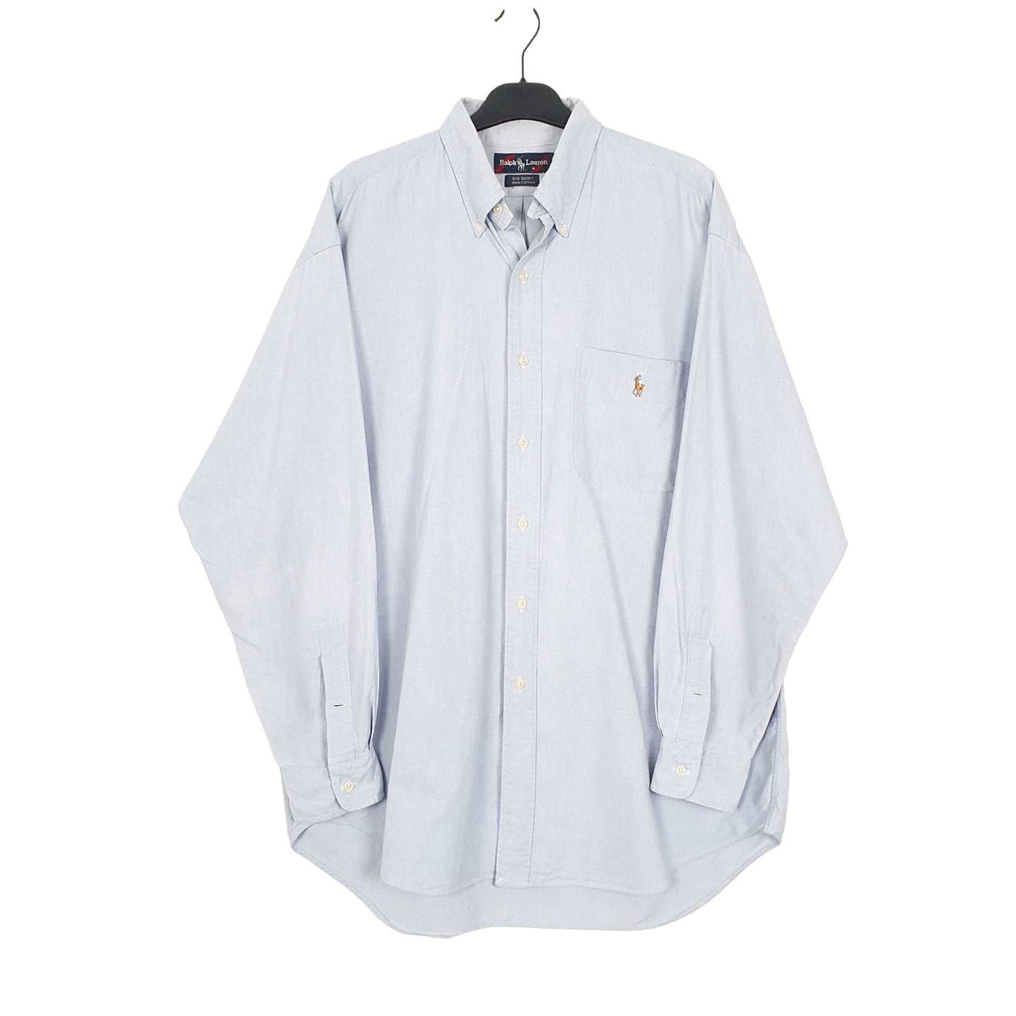 Ralph Lauren Long Sleeve Big Shirt Fit Shirt Blue