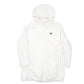 Womens White Tommy Hilfiger Hoodie Gown Long Full Zip Jumper
