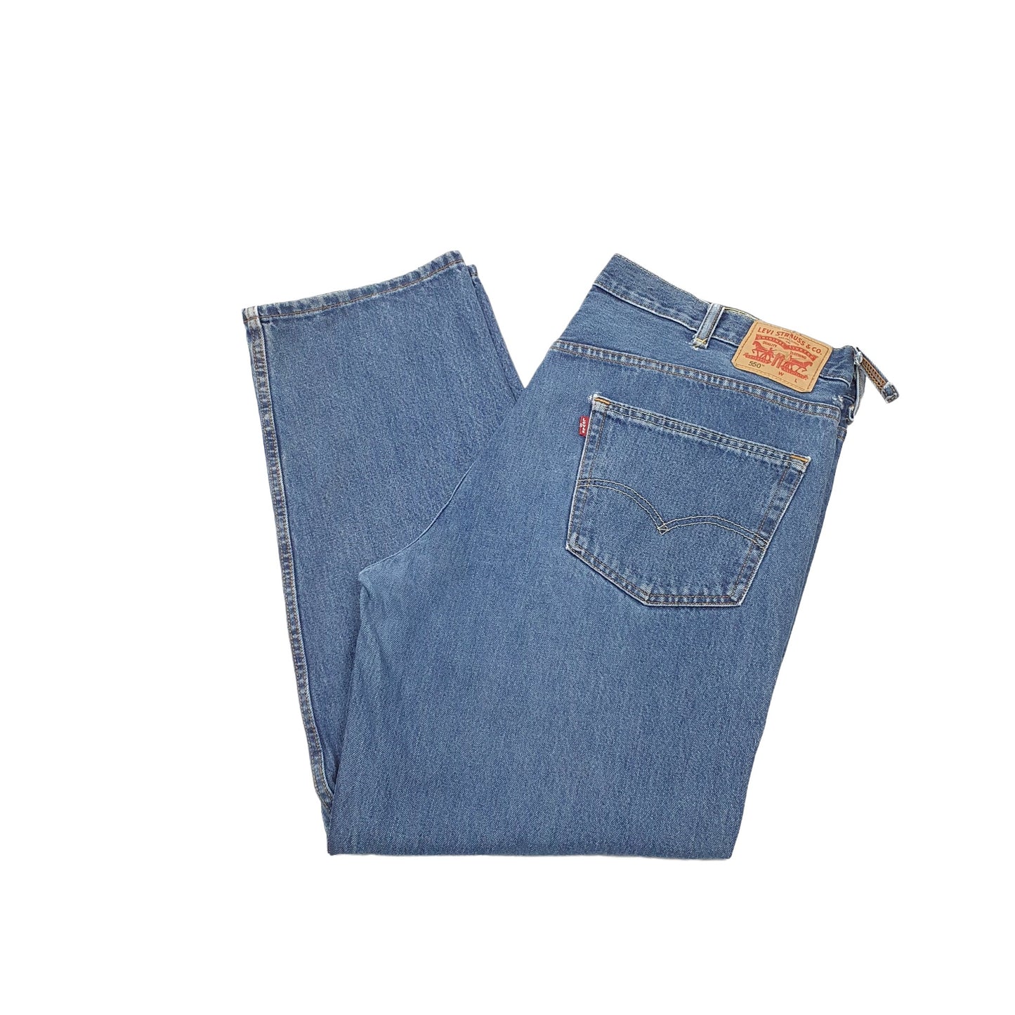 Levis 550 Relaxed Fit Jeans W44 L31 Blue