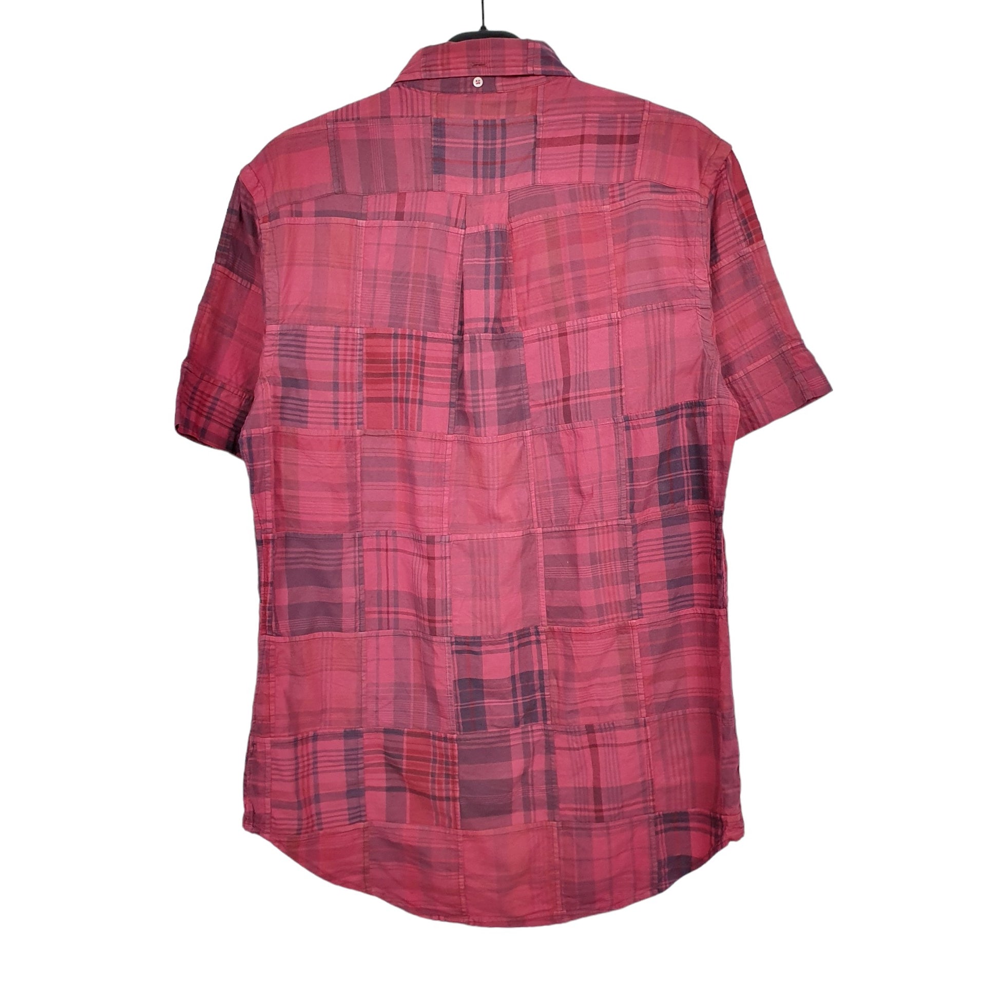 Ralph Lauren Short Sleeve Custom Fit Check Shirt Red