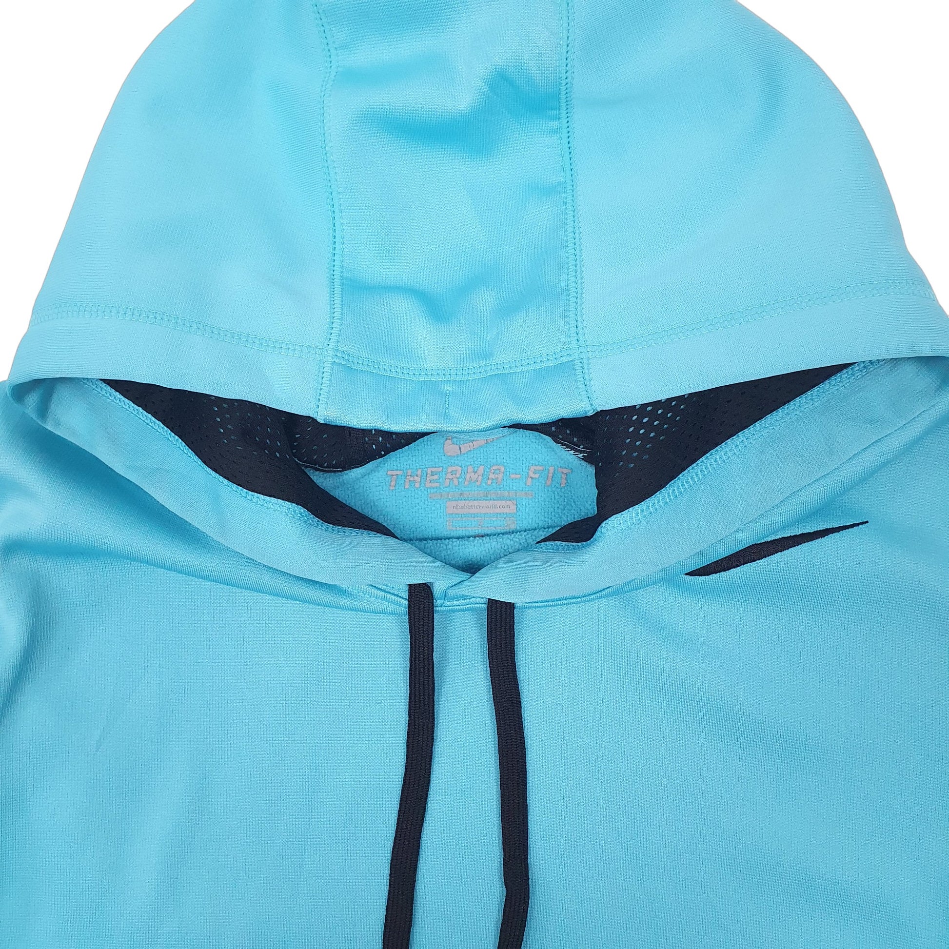 Mens Blue Nike Therma Fit Hoodie Jumper