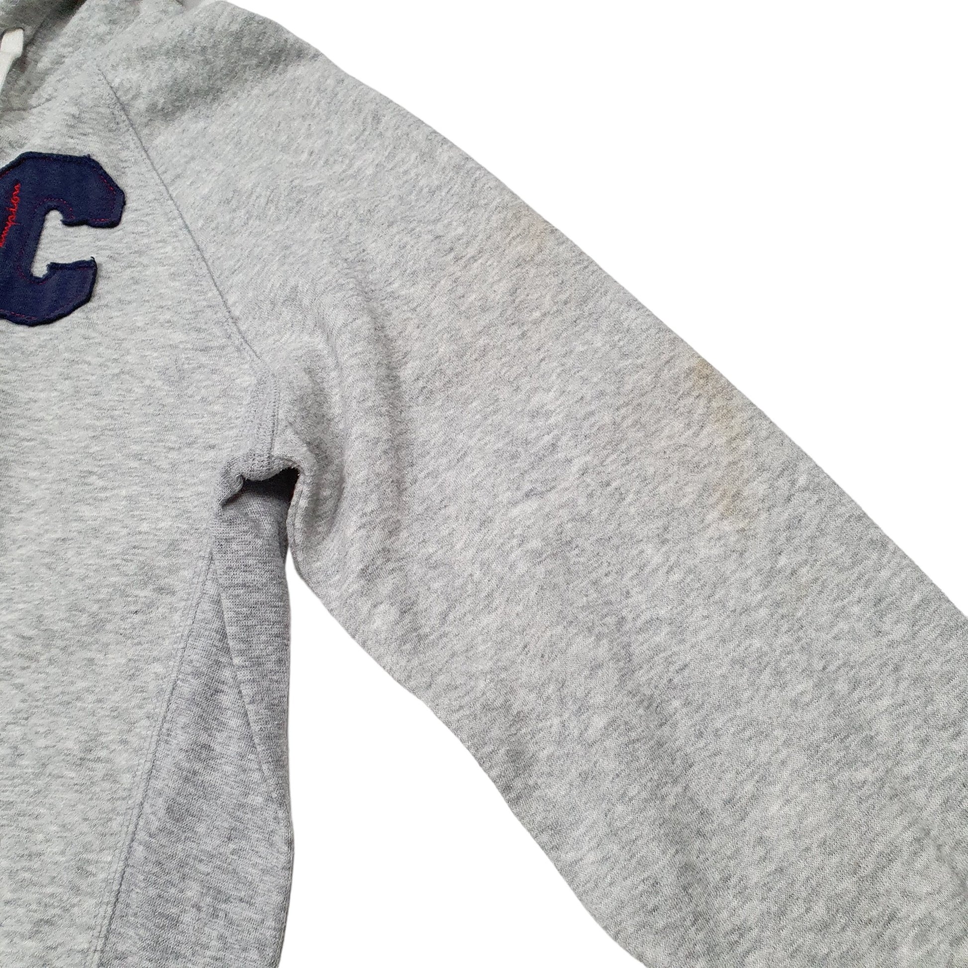 Womens Grey Champion Hoodie Full Zip Jumper