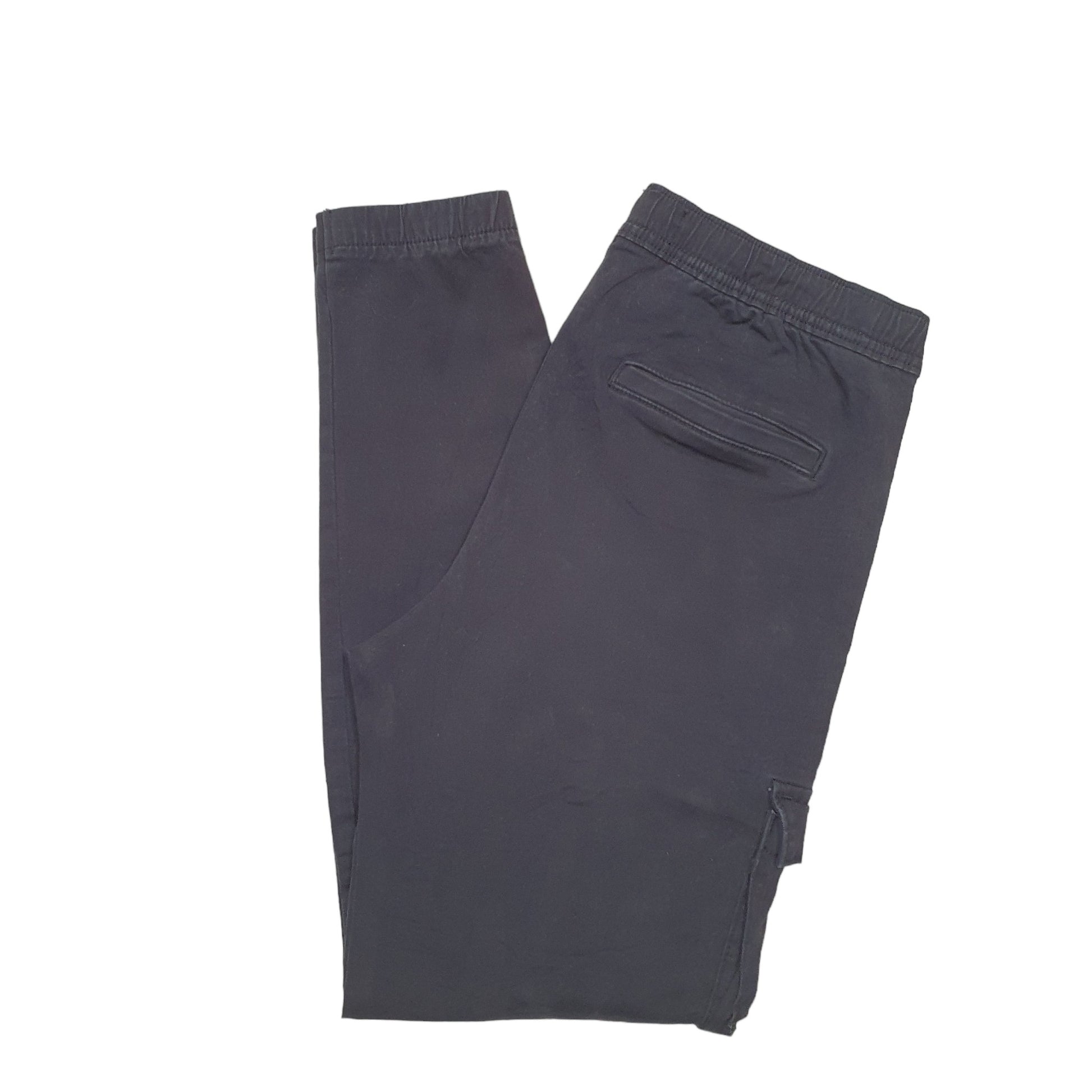 Mens Black Hollister Combat Pants Cargo Trousers