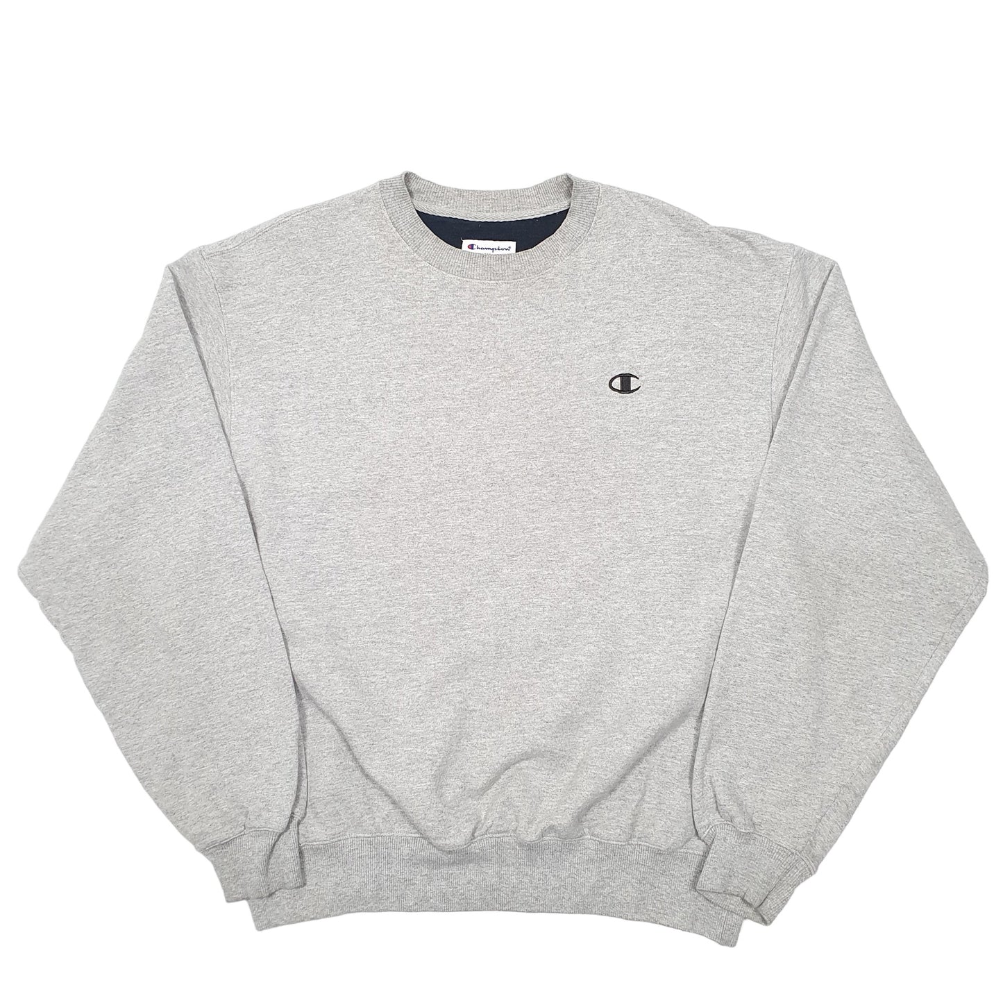 Mens Grey Champion  Crewneck Jumper