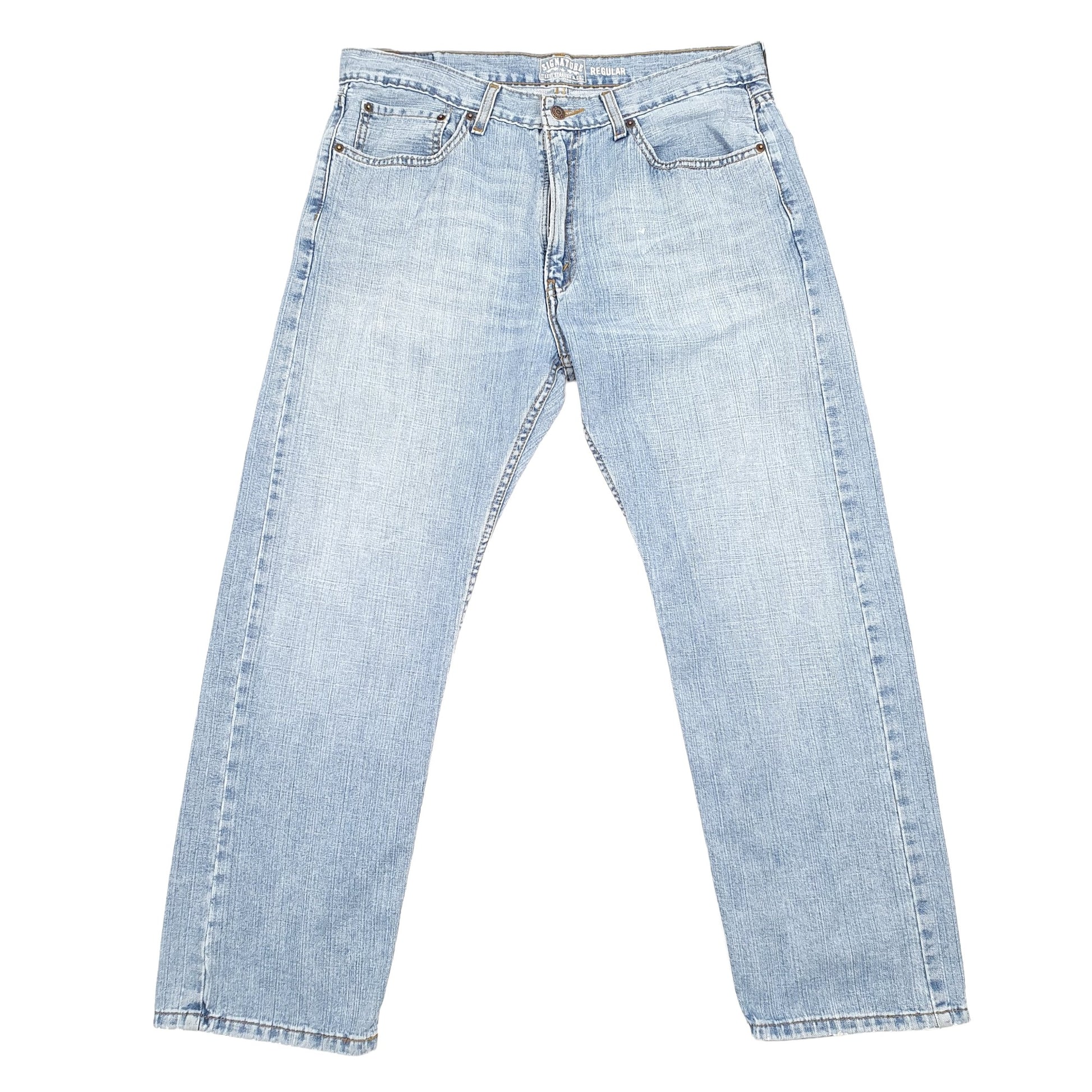 Levis Signature Regular Fit Jeans W36 L28 Blue