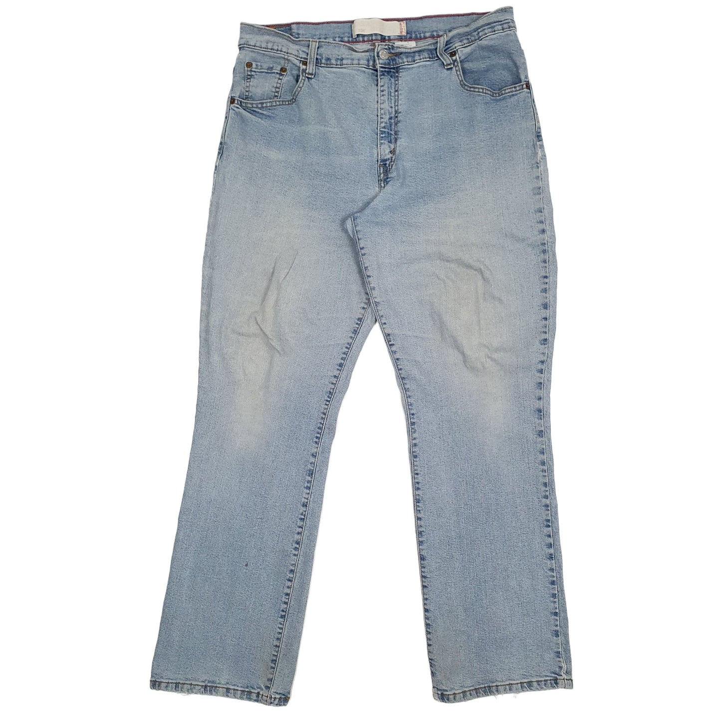 Levis 550 Relaxed Fit 1990s Stretch Bootcut Jeans UK18 Blue