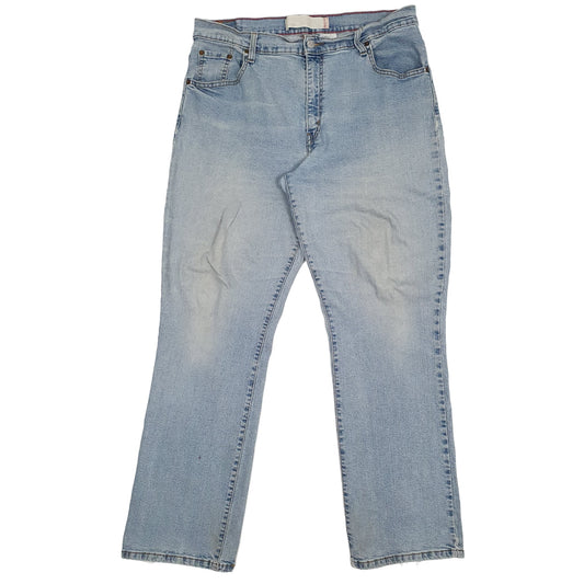 Levis 550 Relaxed Fit 1990s Stretch Bootcut Jeans UK18 Blue