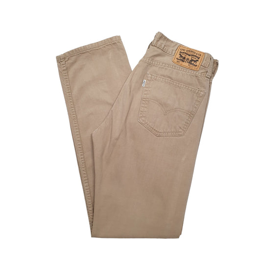 Levis 505 Regular Fit Jeans W32 L34 Brown