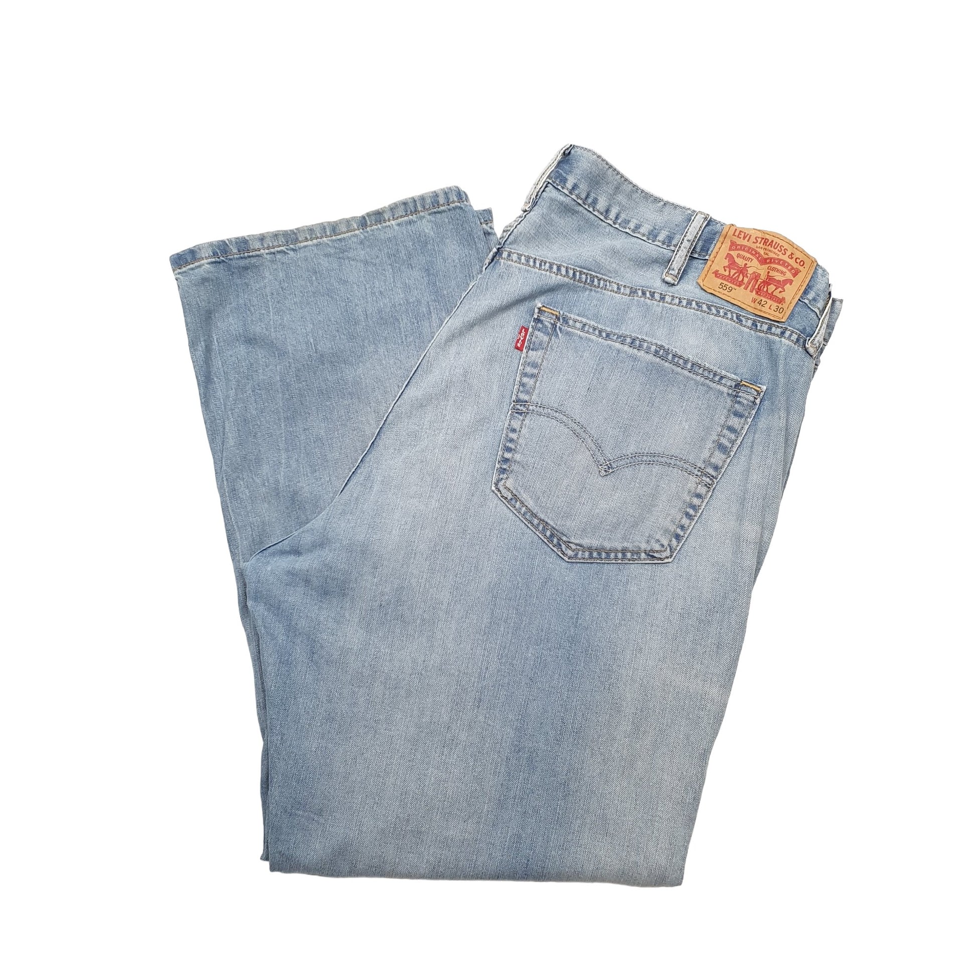 Levis 559 Relaxed Fit Jeans W42 L30 Blue