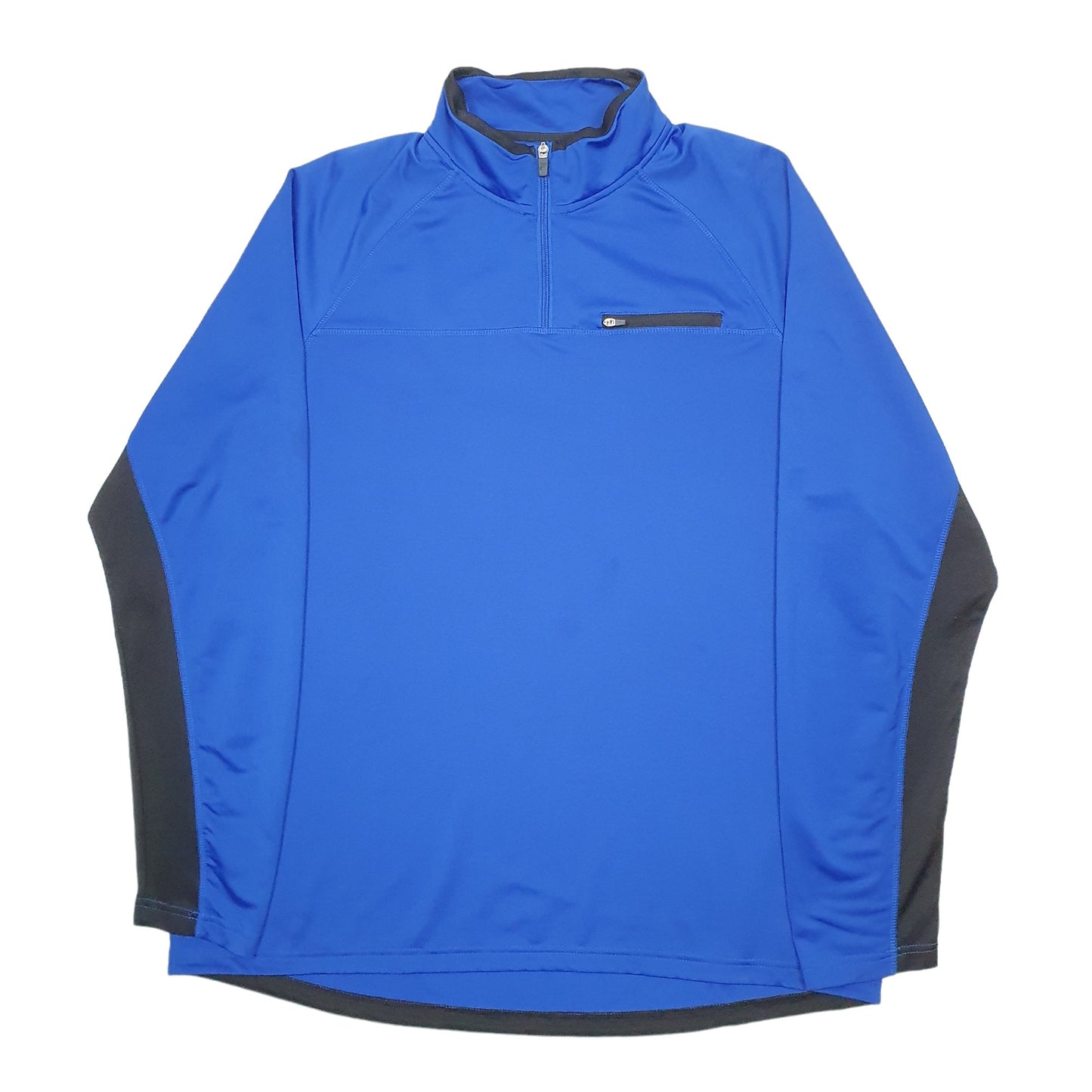 Mens Blue Champion  Quarter Zip Jumper