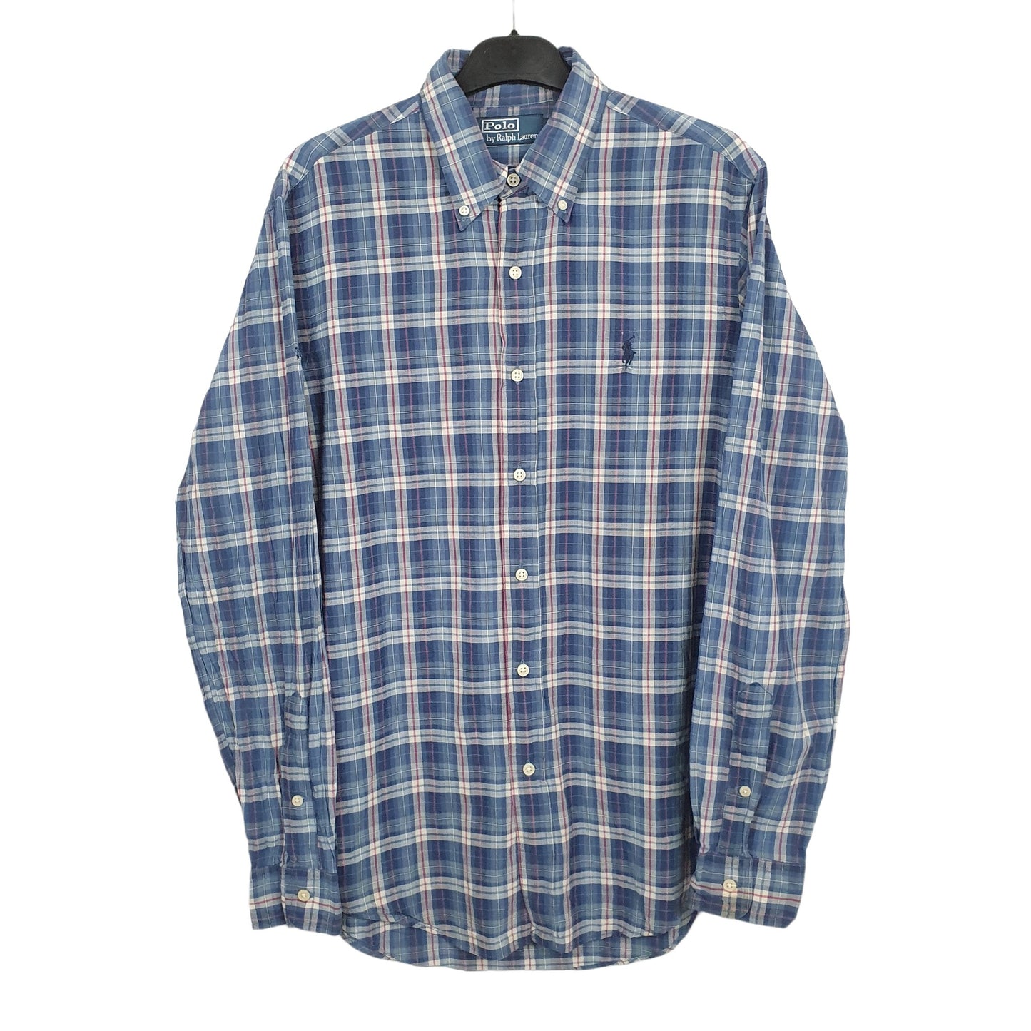 Ralph Lauren Long Sleeve Regular Fit Check Shirt Blue