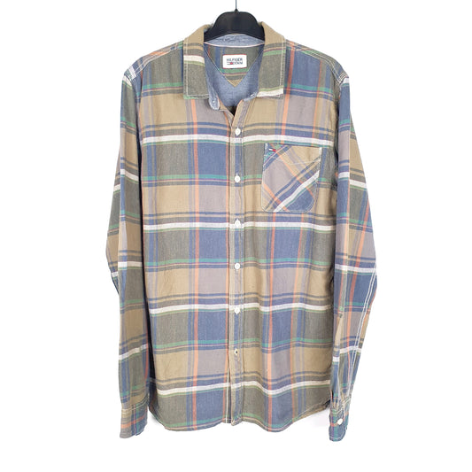 Blue Tommy Hilfiger Long Sleeve Shirt