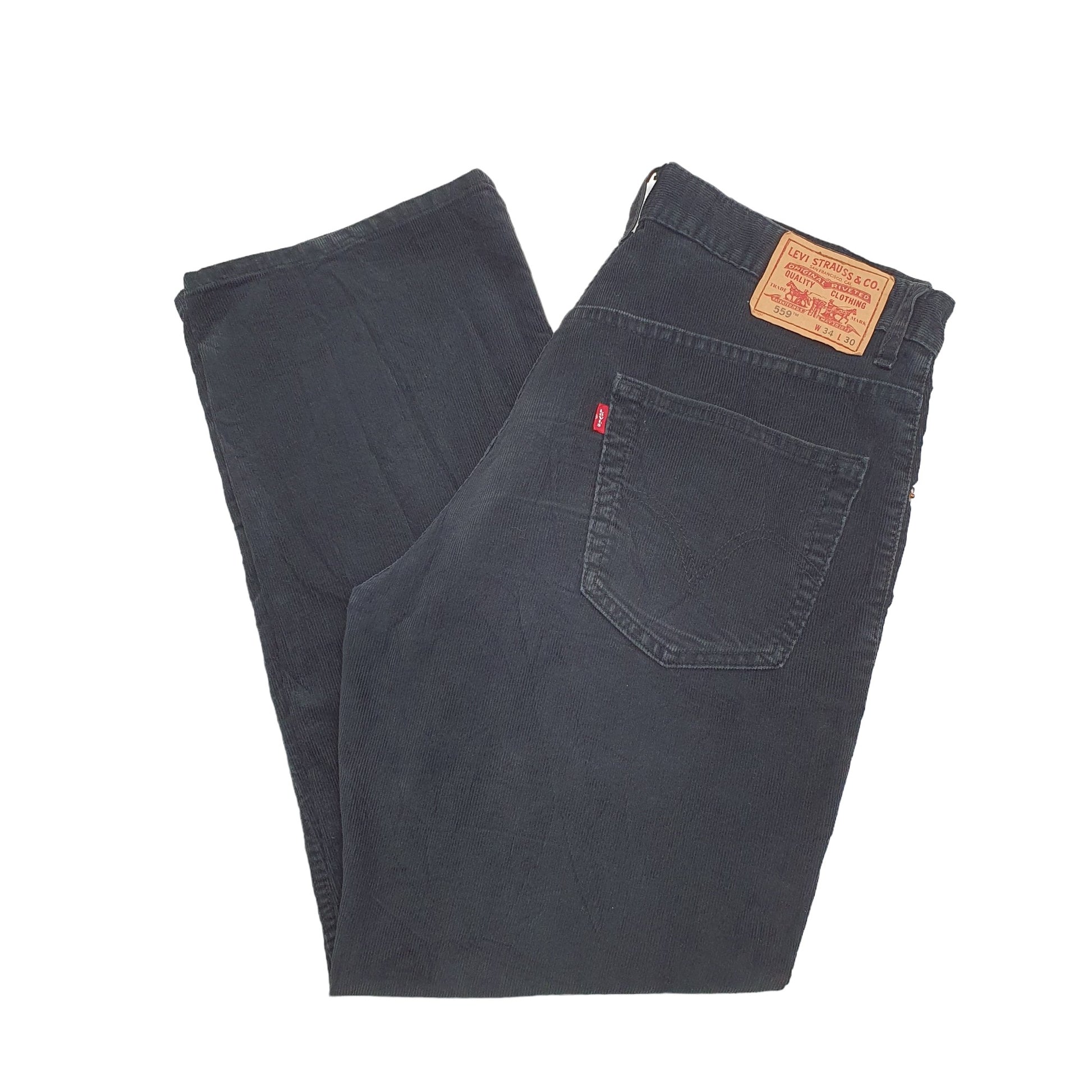 Mens Black Levis  559 JeansW34 L30