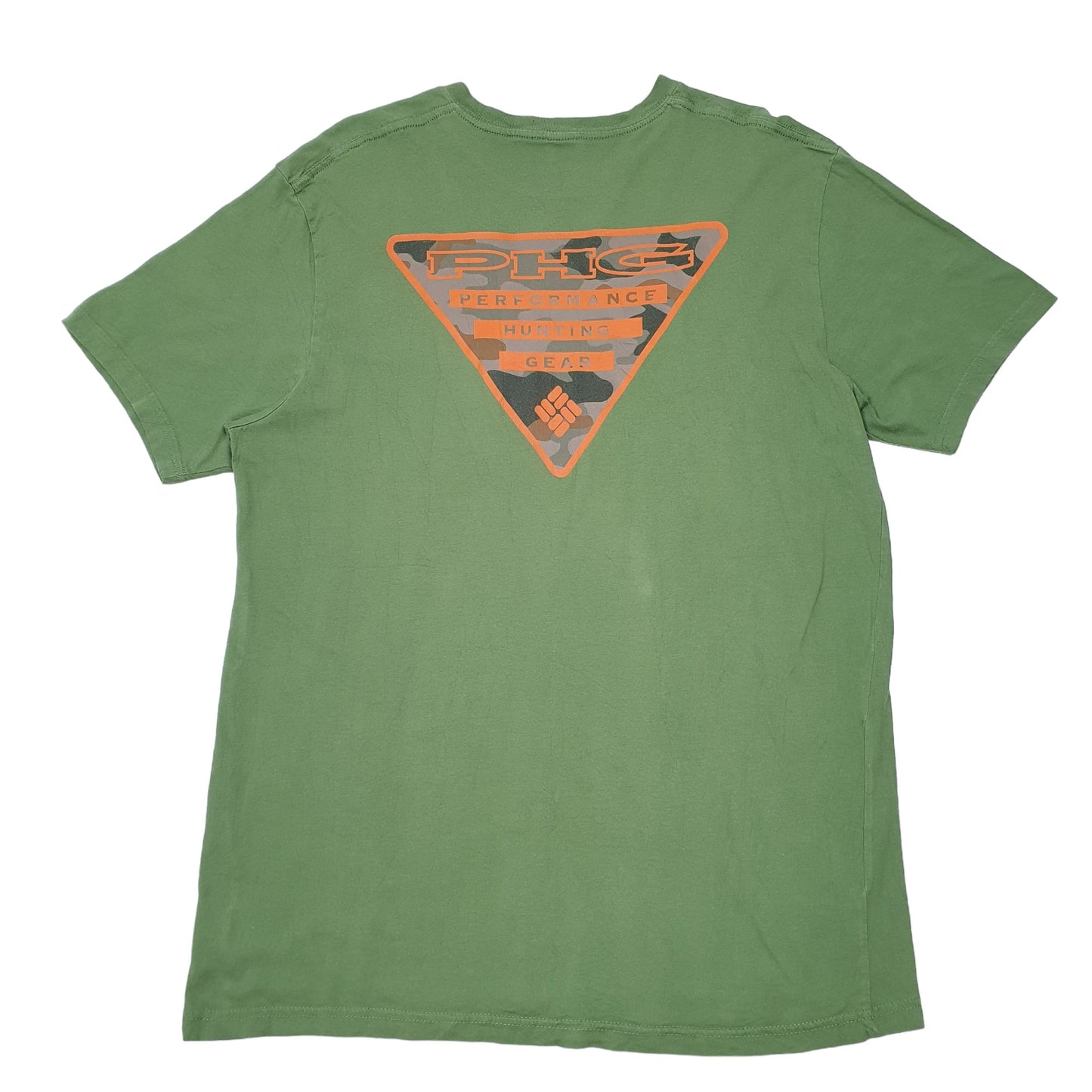 Mens Green Columbia Sportswear Performance Hunting Gear PHG Short Sleeve T Shirt