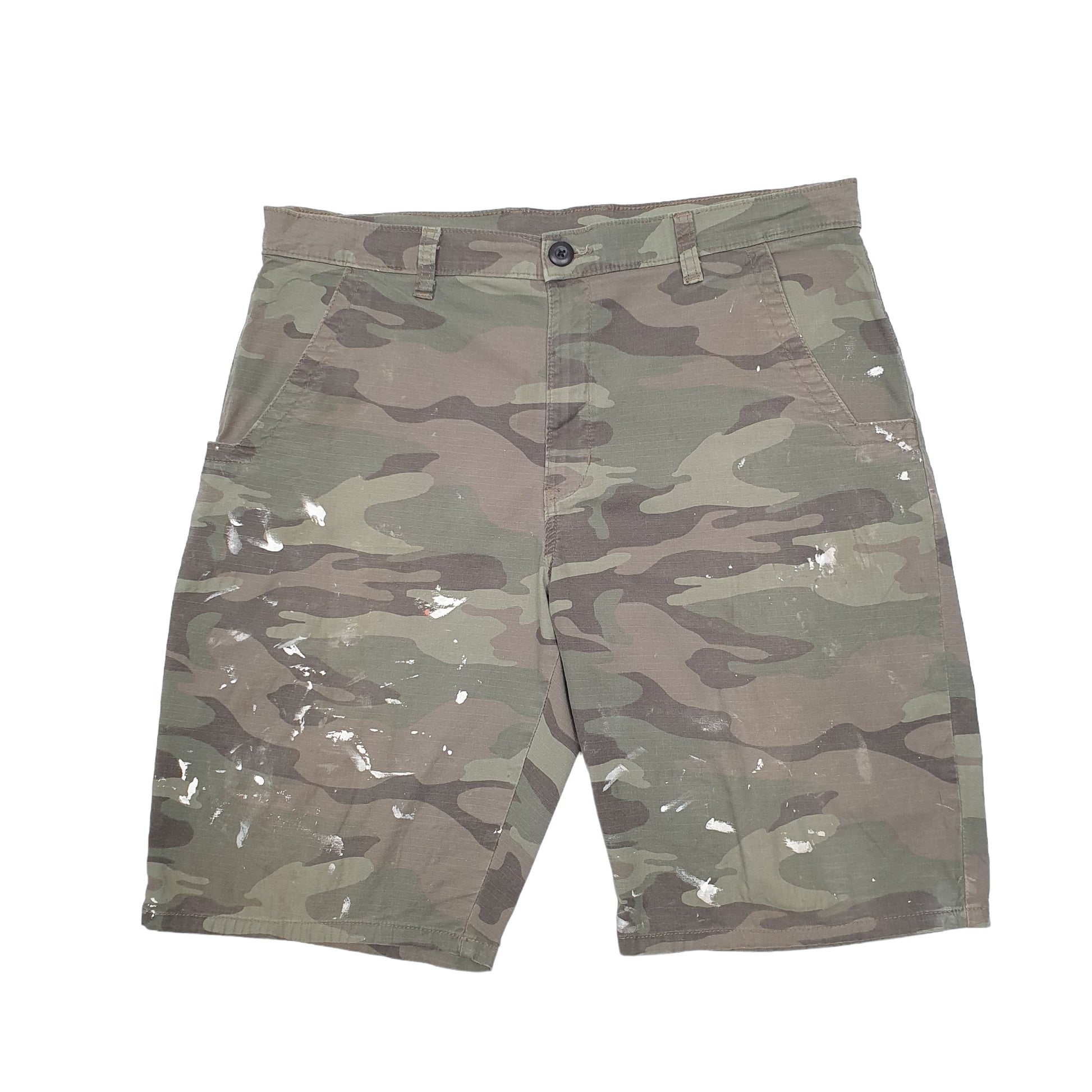 Mens Green Dickies  Denim Shorts