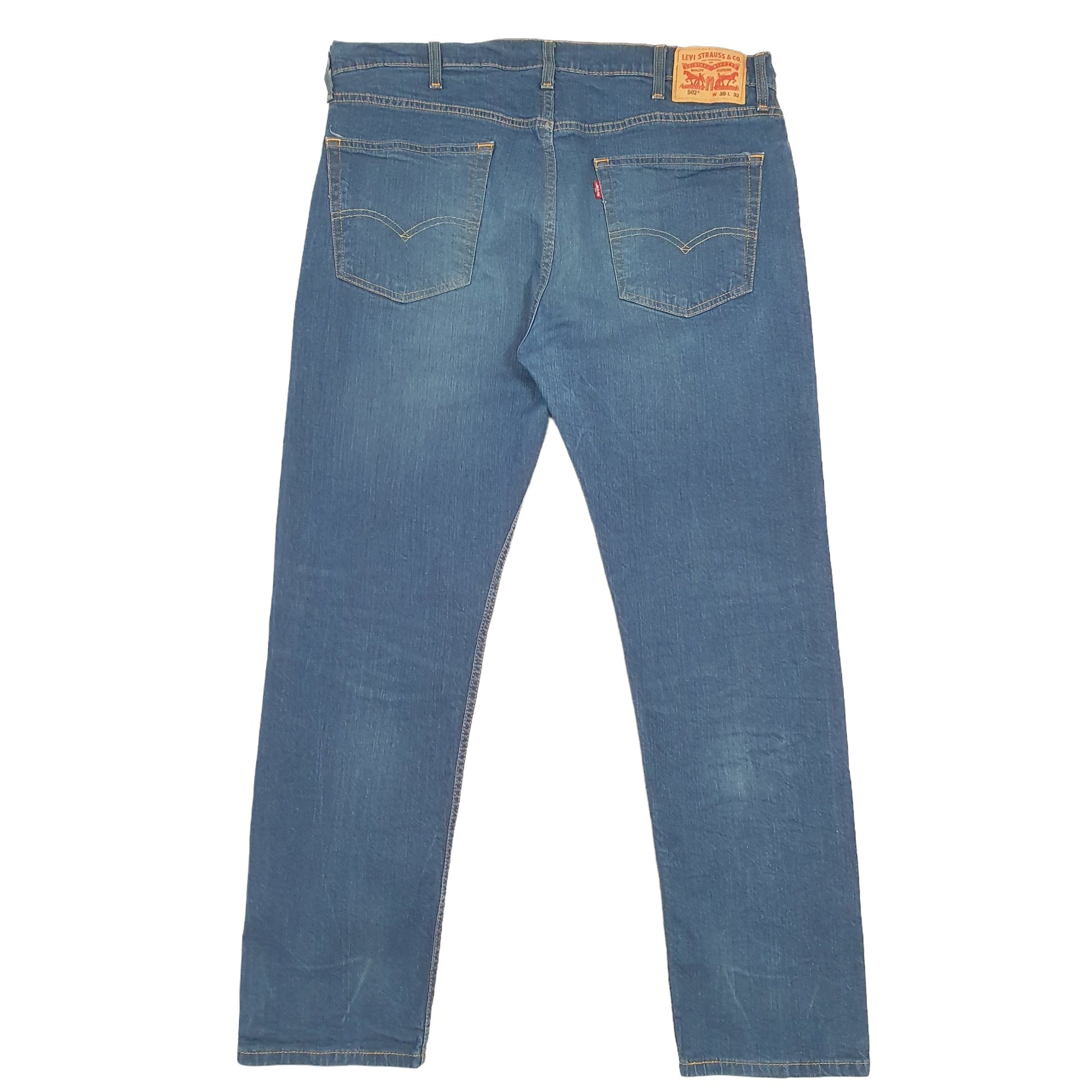Levis 502 Regular Fit Tapered Jeans W38 L30 Blue