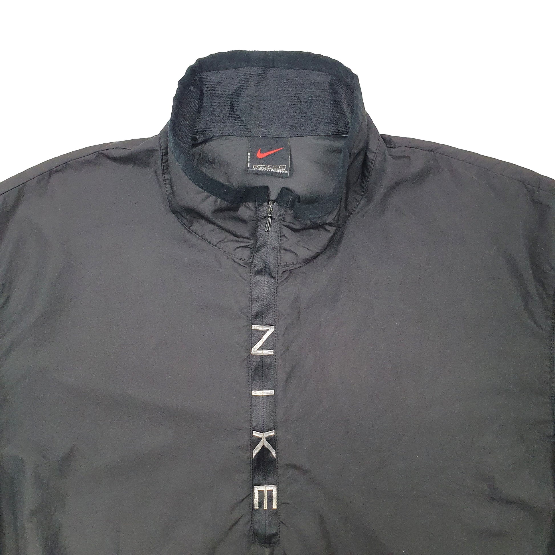 Mens Black Nike Quarter Zip Vintage 1990s  Coat