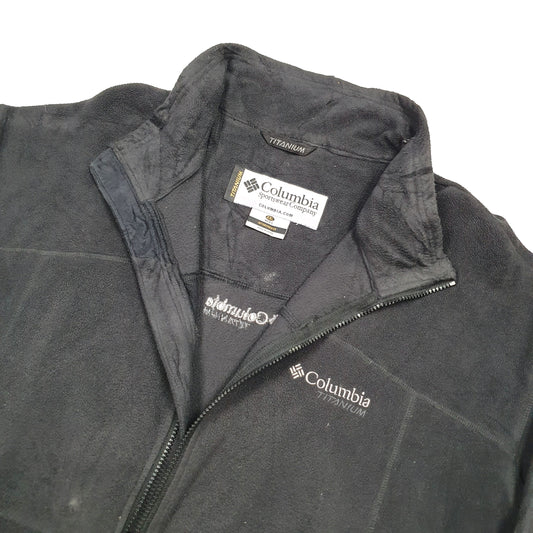 Columbia Sportswear Titanium Full Zip Fleece XXL Black